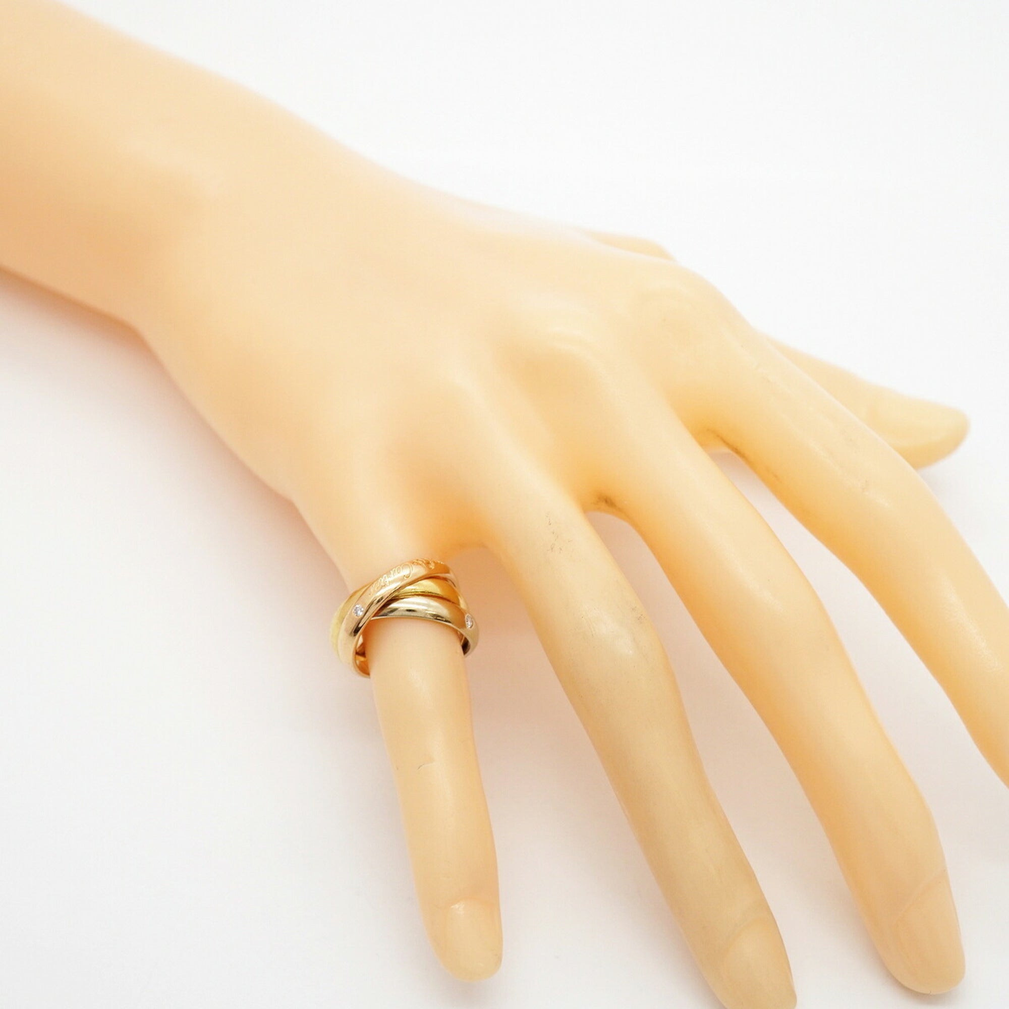 Cartier Yellow Gold (18K) Pink Gold (18K) White Gold (18K) Band Ring (Pre-Owned)