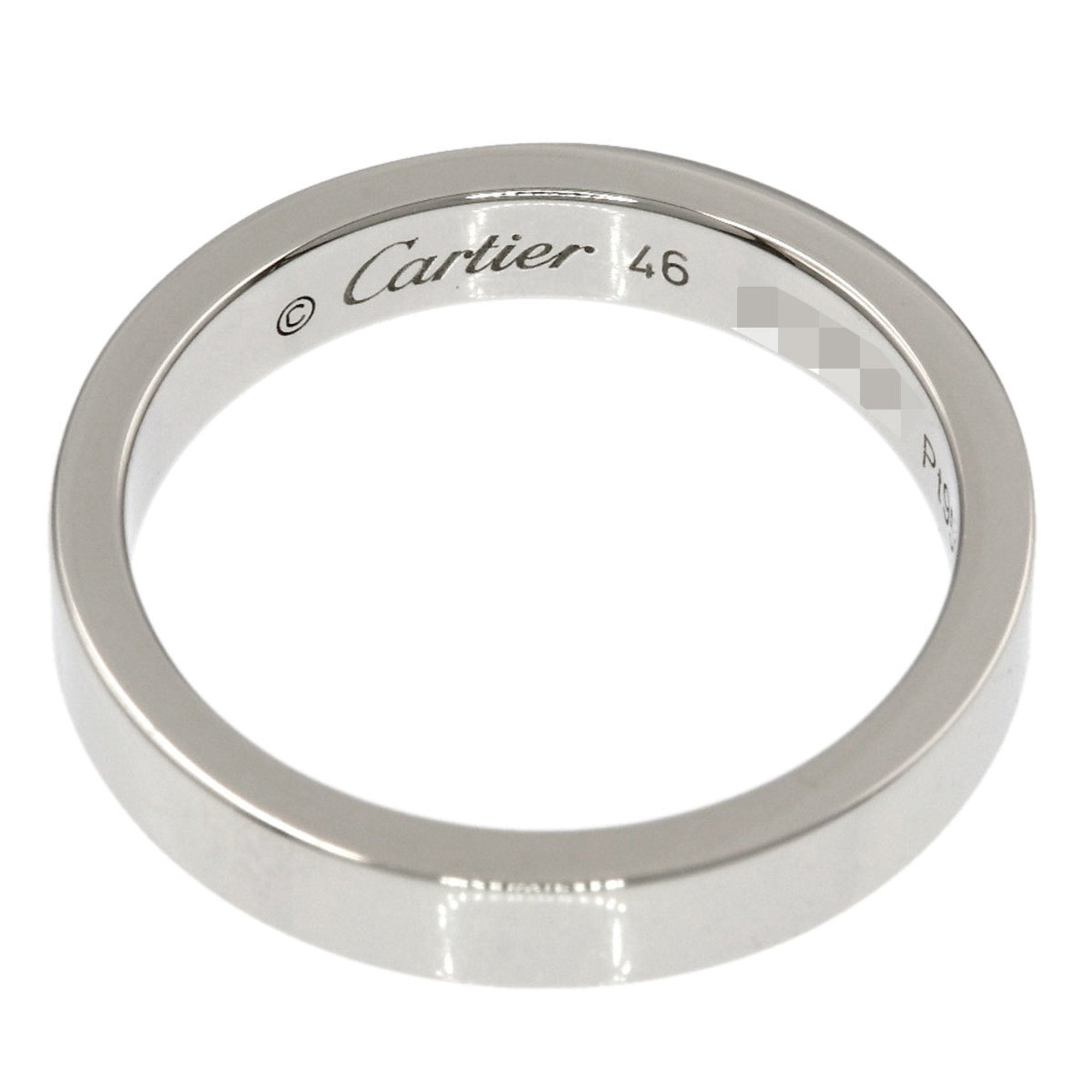 Cartier Platinum 950 Band Ring (Pre-Owned)