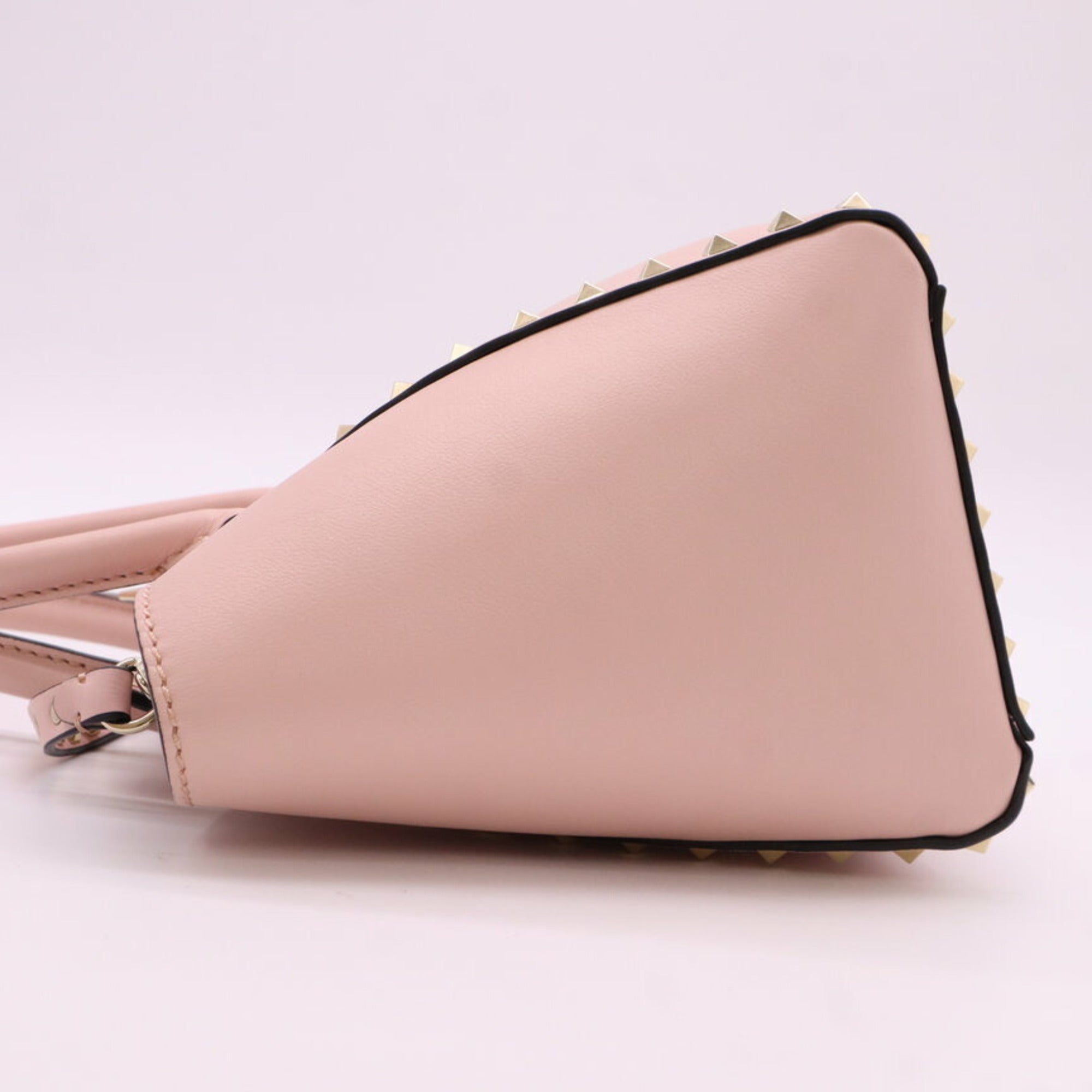 Valentino Pink Leather Handbag Shoulder Bag (Pre-Owned)
