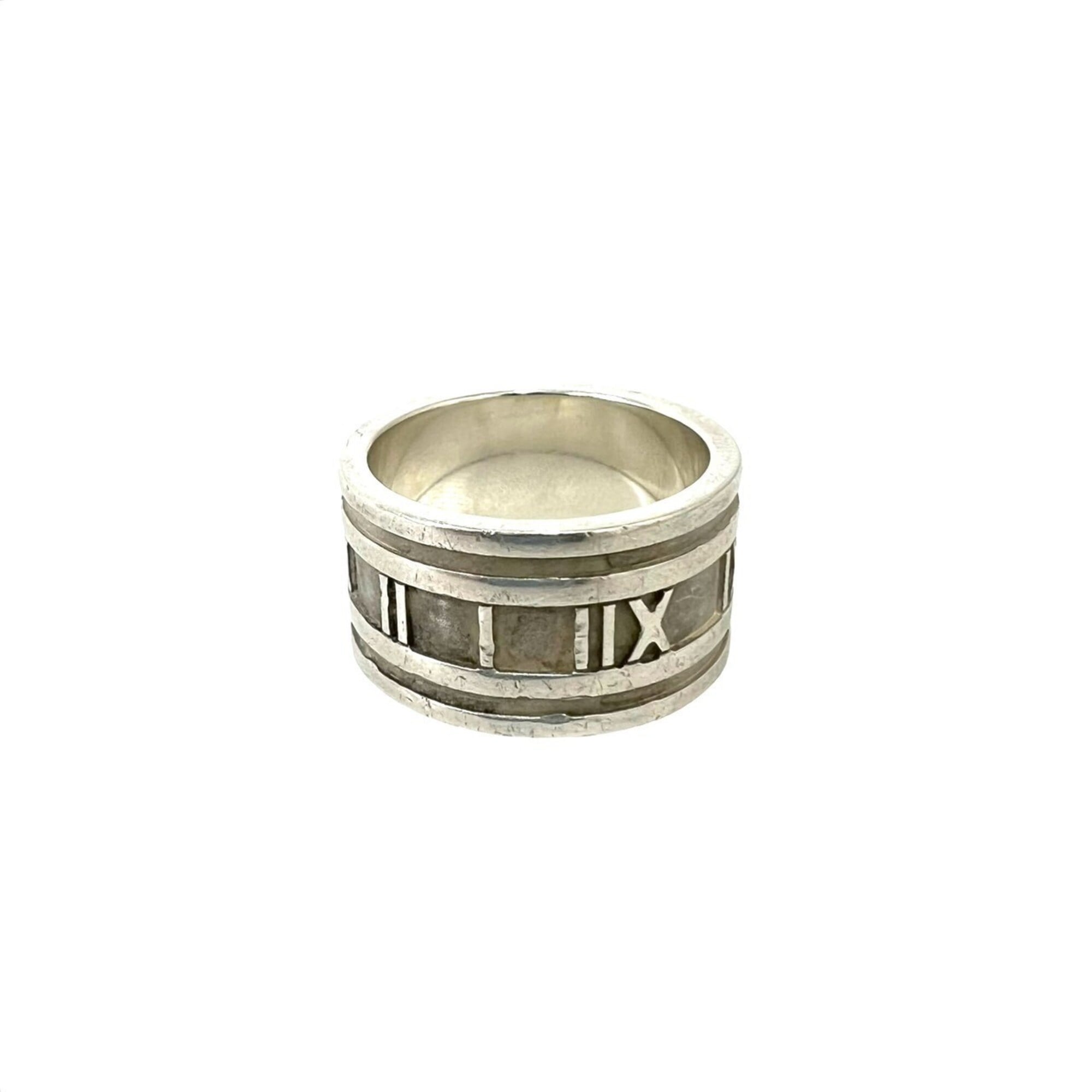 Tiffany Silver Silver 925 Band Ring (Pre-Owned)