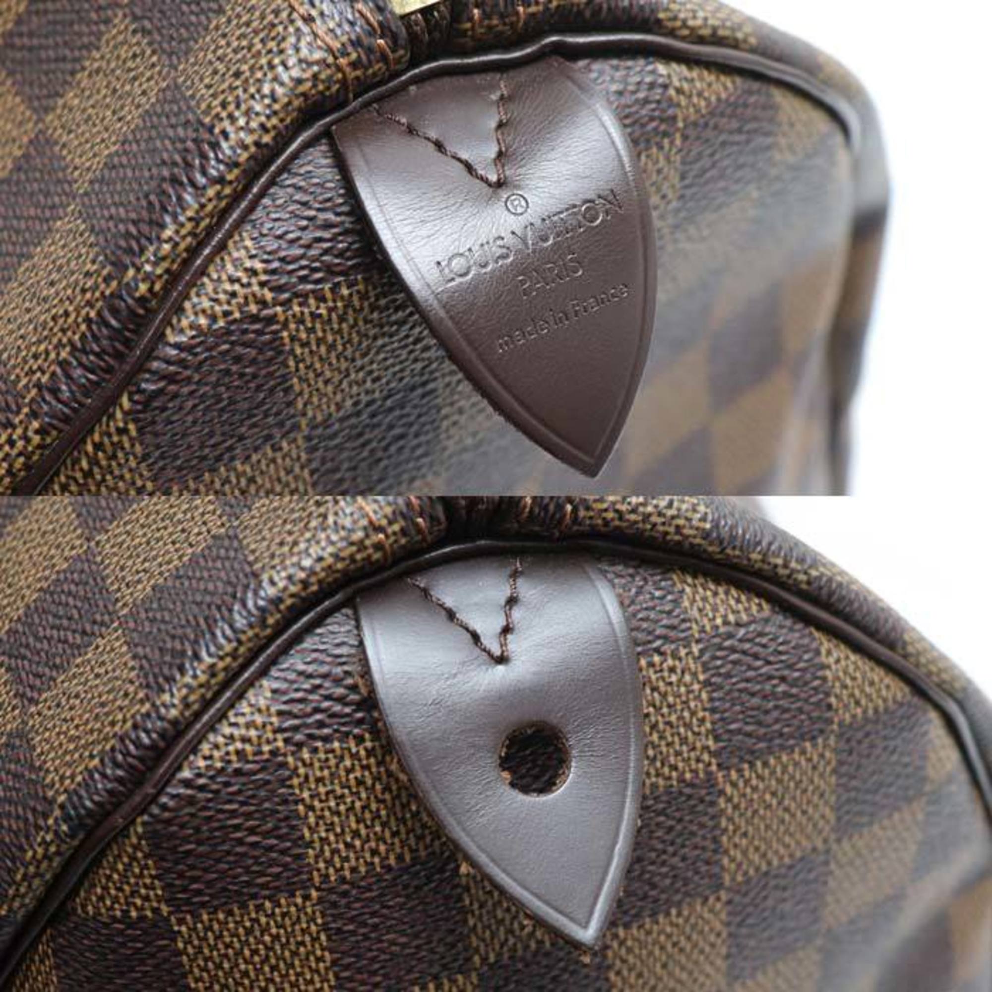 Louis Vuitton Brown Damier Canvas Damier Canvas Boston Bag (Pre-Owned)