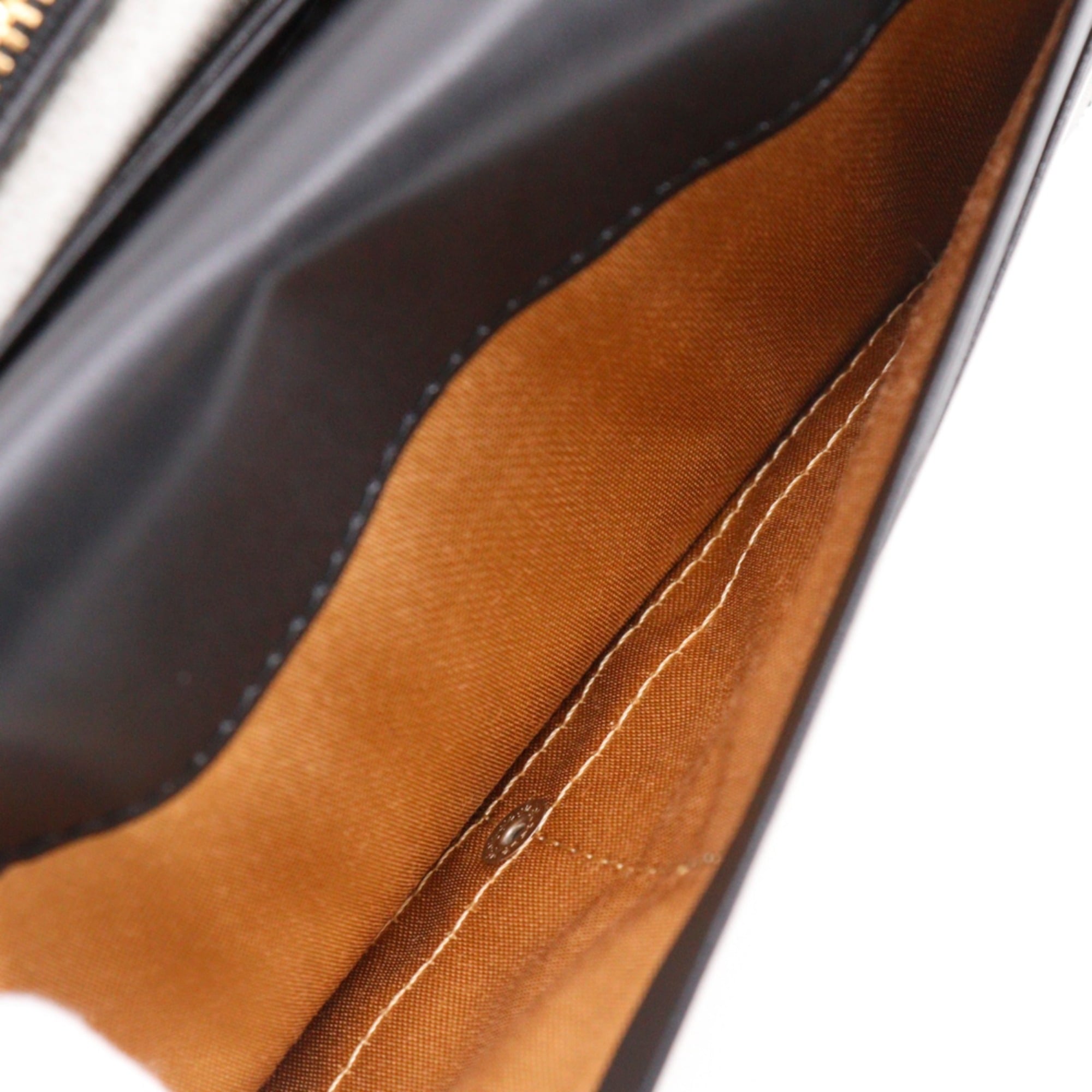 Castelbajac Black Leather Long Wallet (Bi-Fold) (Pre-Owned)
