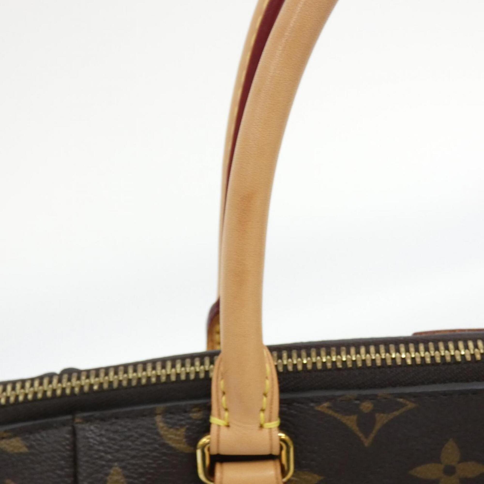 Louis Vuitton Marron Coated Canvas Handbag (Pre-Owned)