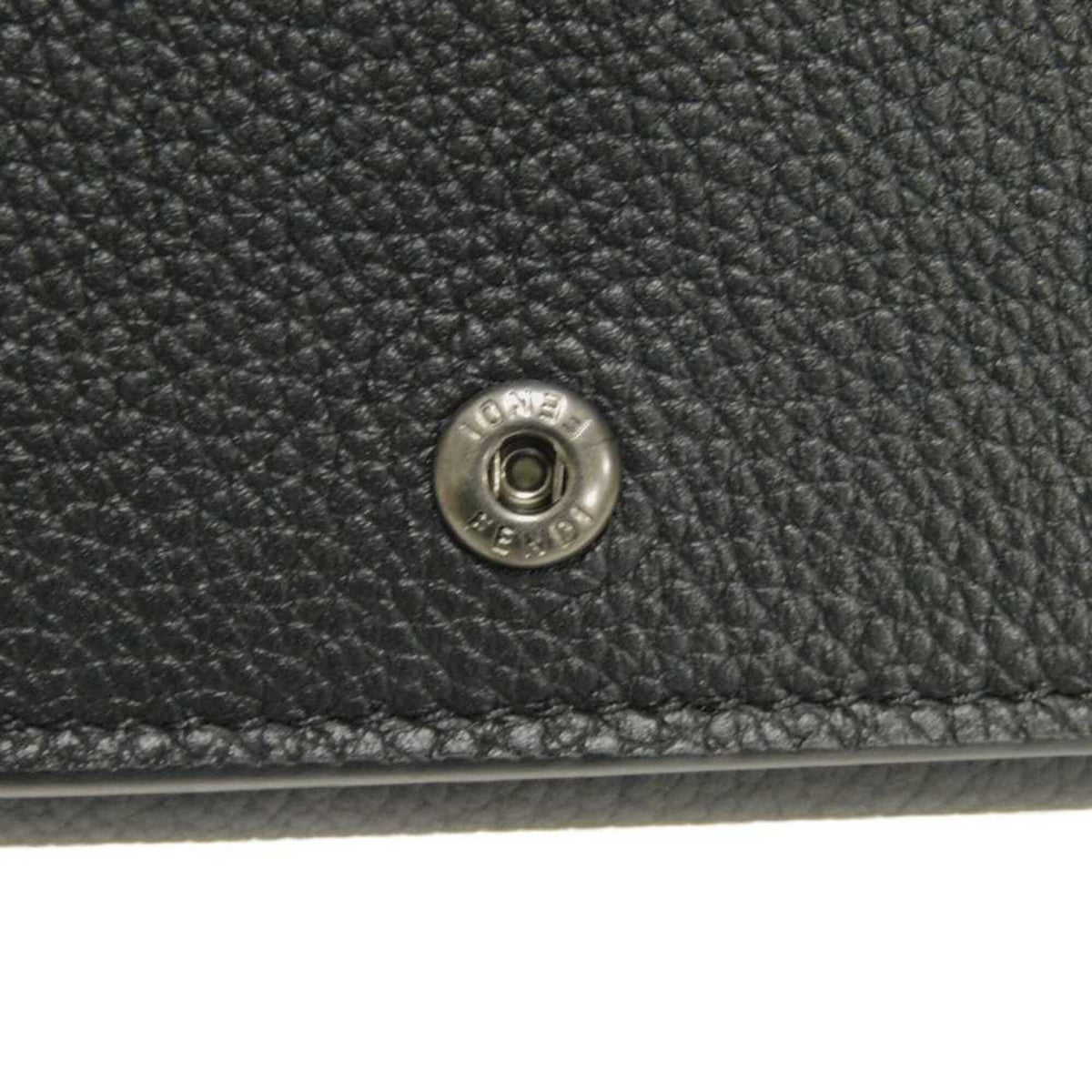 Fendi Black Gunmetal Wallet (Tri-Fold) (Pre-Owned)