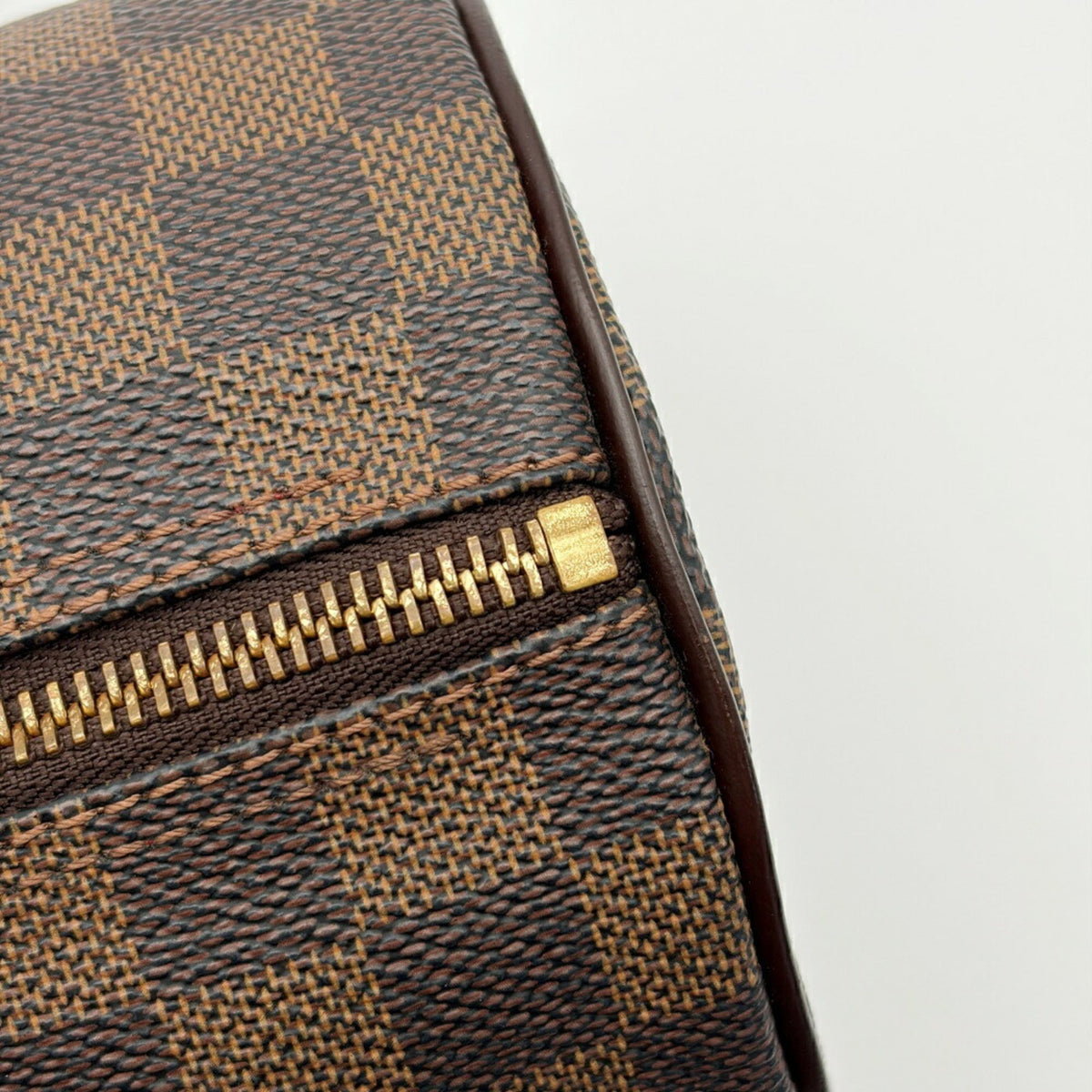 Louis Vuitton Damier Ebene Damier Canvas Handbag Tote Bag (Pre-Owned)