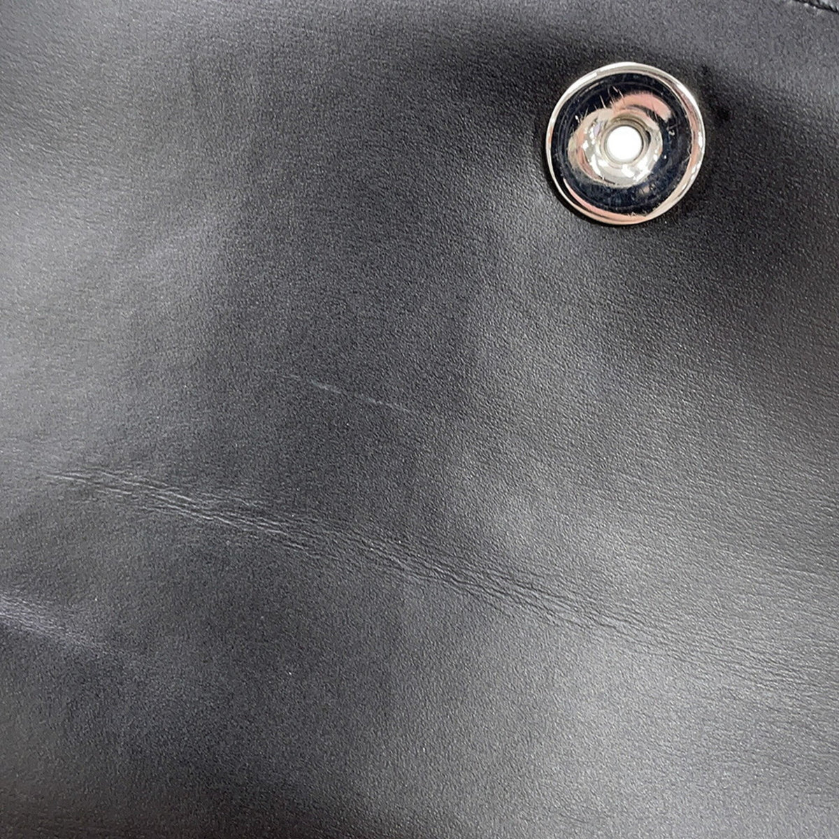 Cartier Black Leather Handbag Shoulder Bag (Pre-Owned)