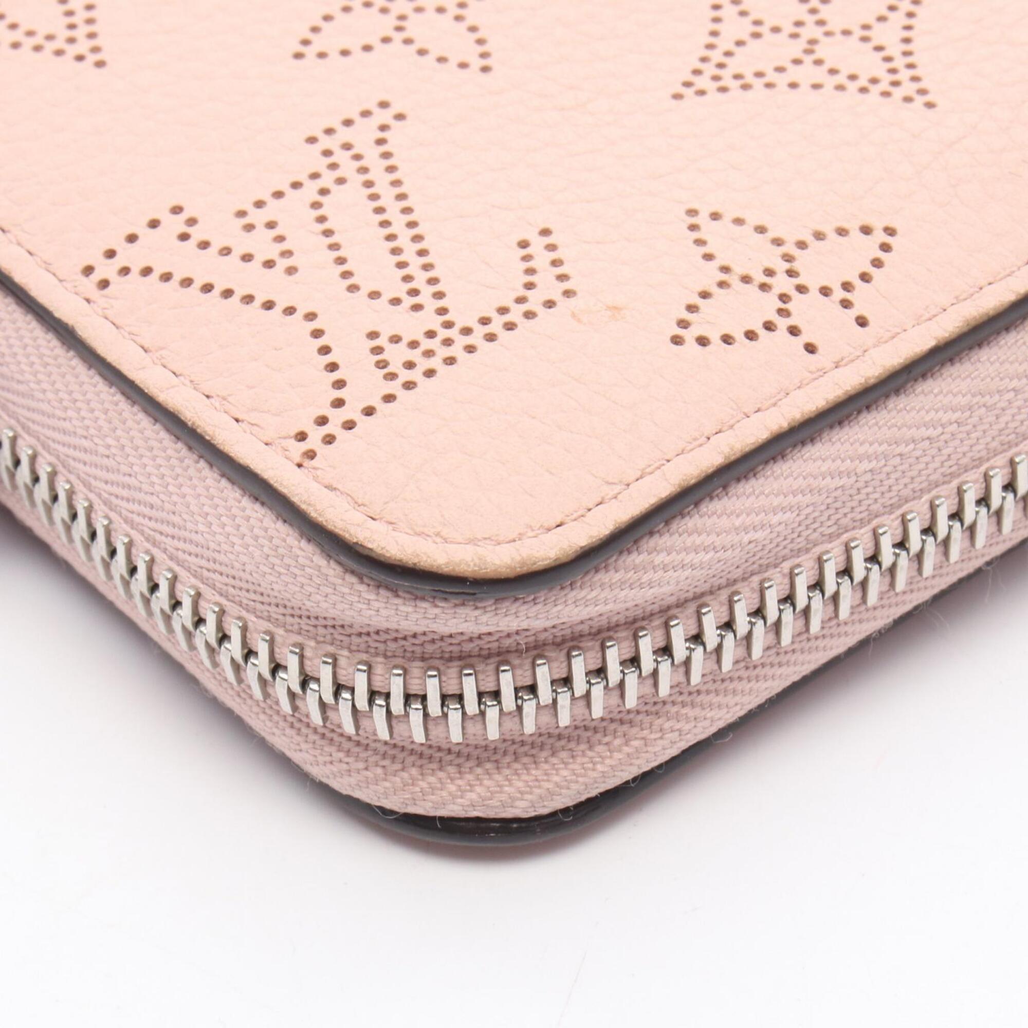 Louis Vuitton Magnolia Pink Mahina Leather Long Wallet (Bi-Fold) (Pre-Owned)