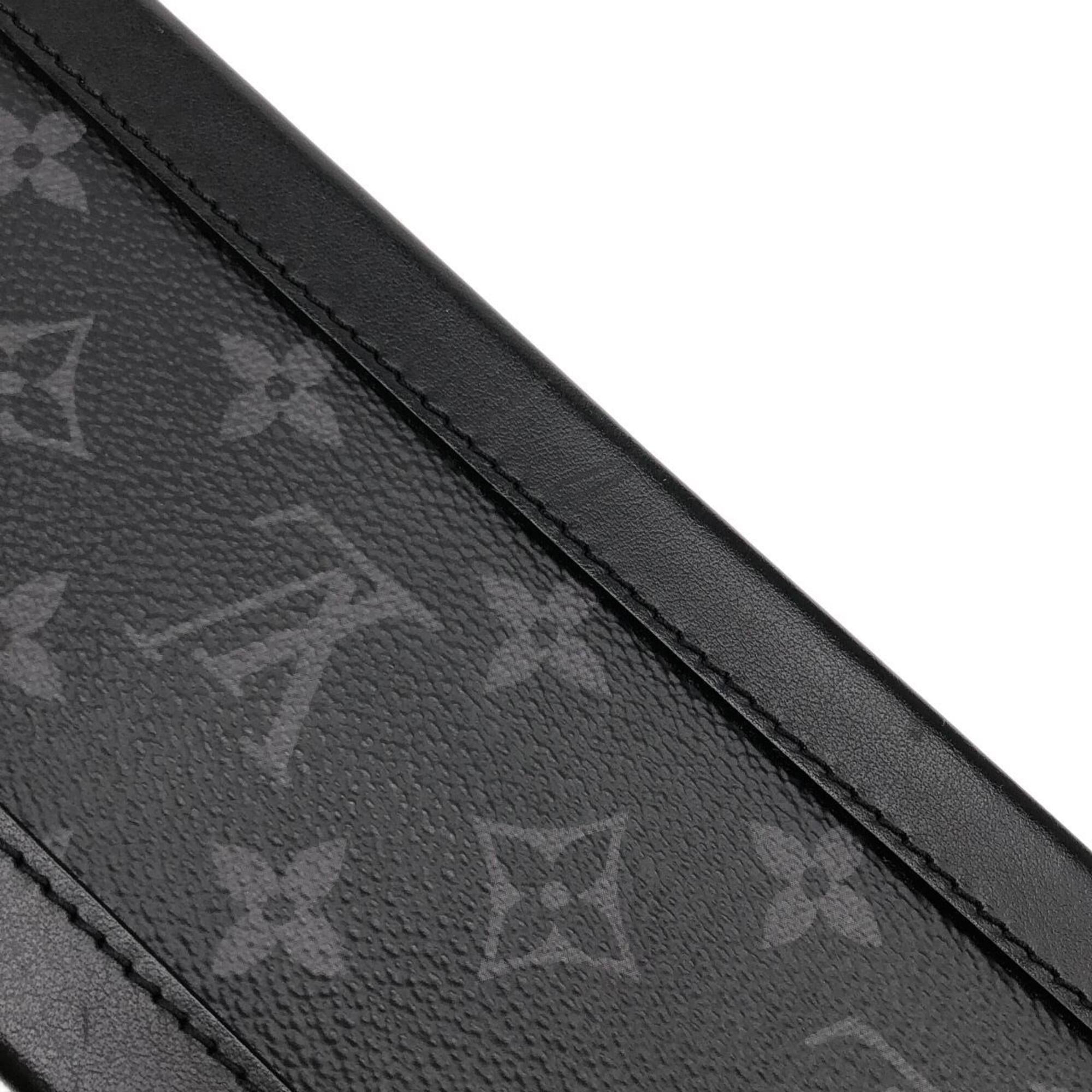 Louis Vuitton Black Coated Canvas Shoulder Bag (Pre-Owned)