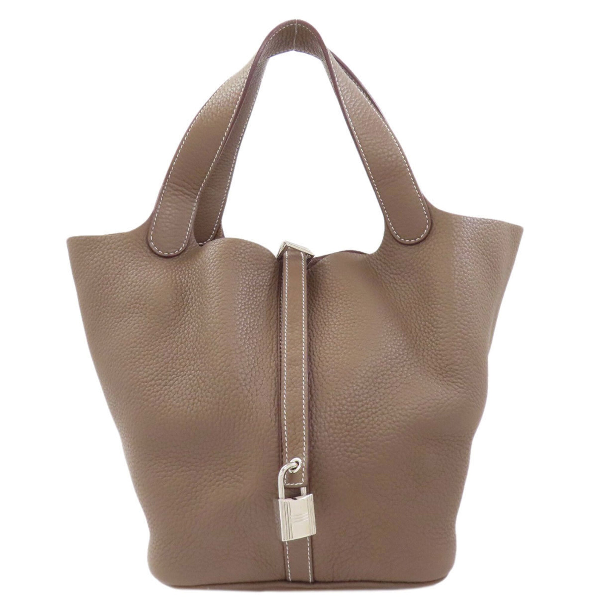 Hermes Picotin Etoupe Gray Handbag (Pre-Owned)