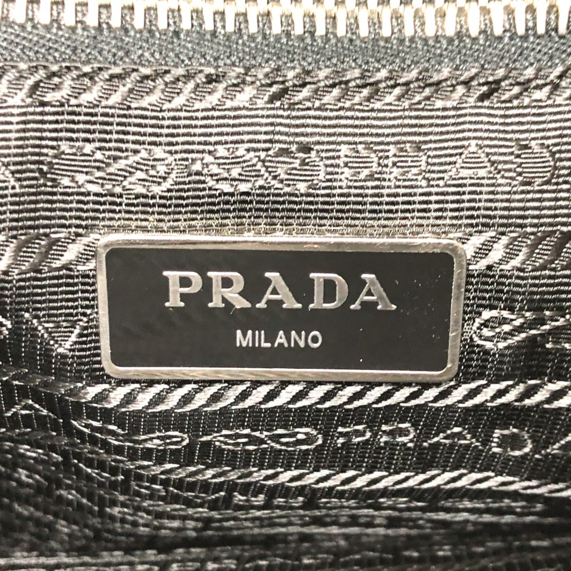 Prada Black Cloth Shoulder Bag (Pre-Owned)