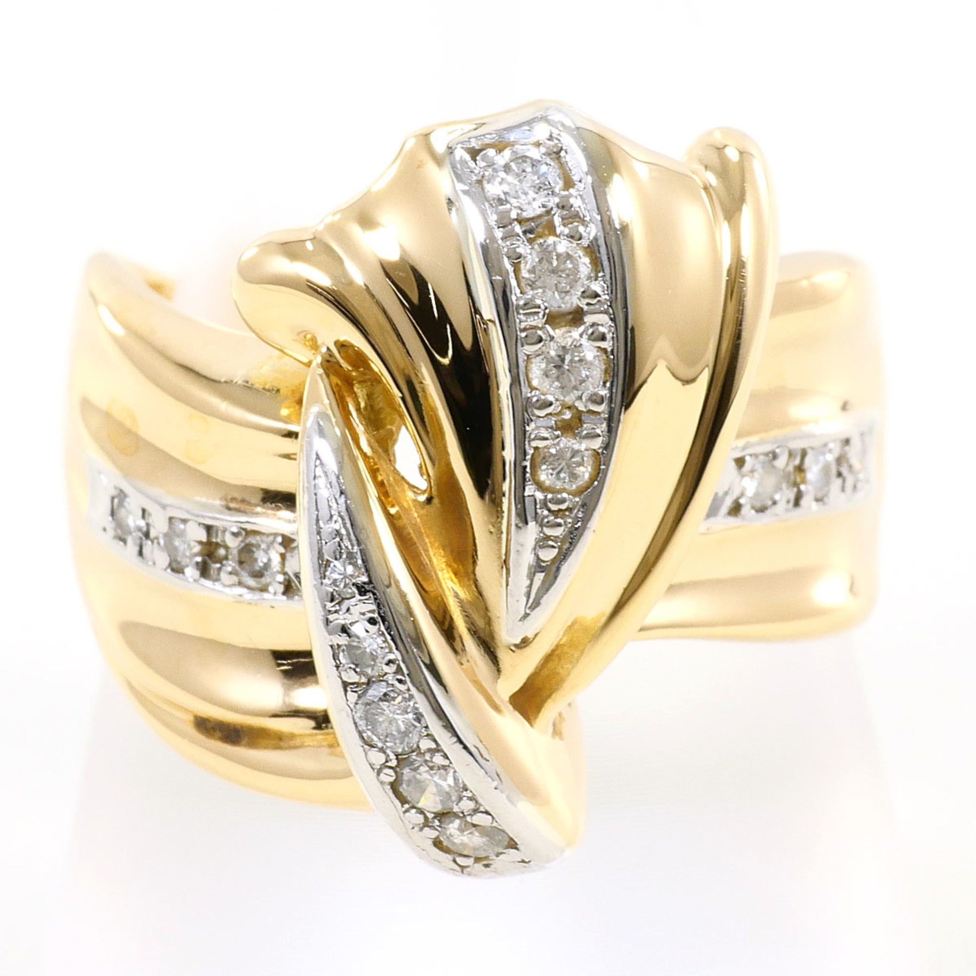 Unbranded Platinum Yellow Gold Yellow Gold (18K) Platinum 900 Band Ring (Pre-Owned)
