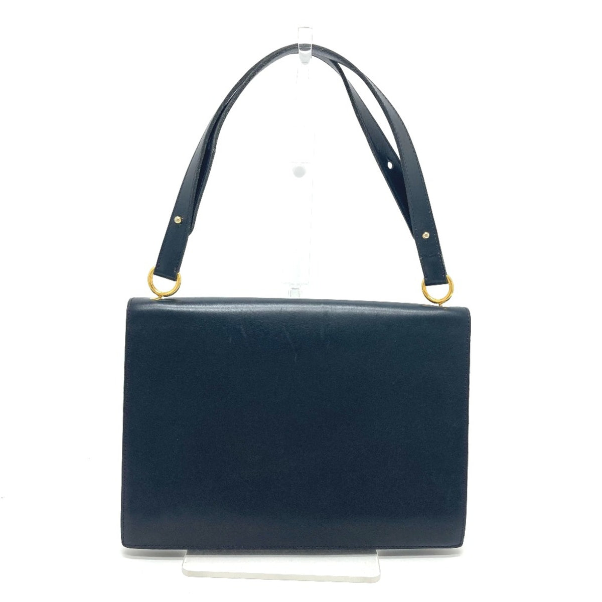 Christian Dior Navy Leather Shoulder Bag (Pre-Owned)