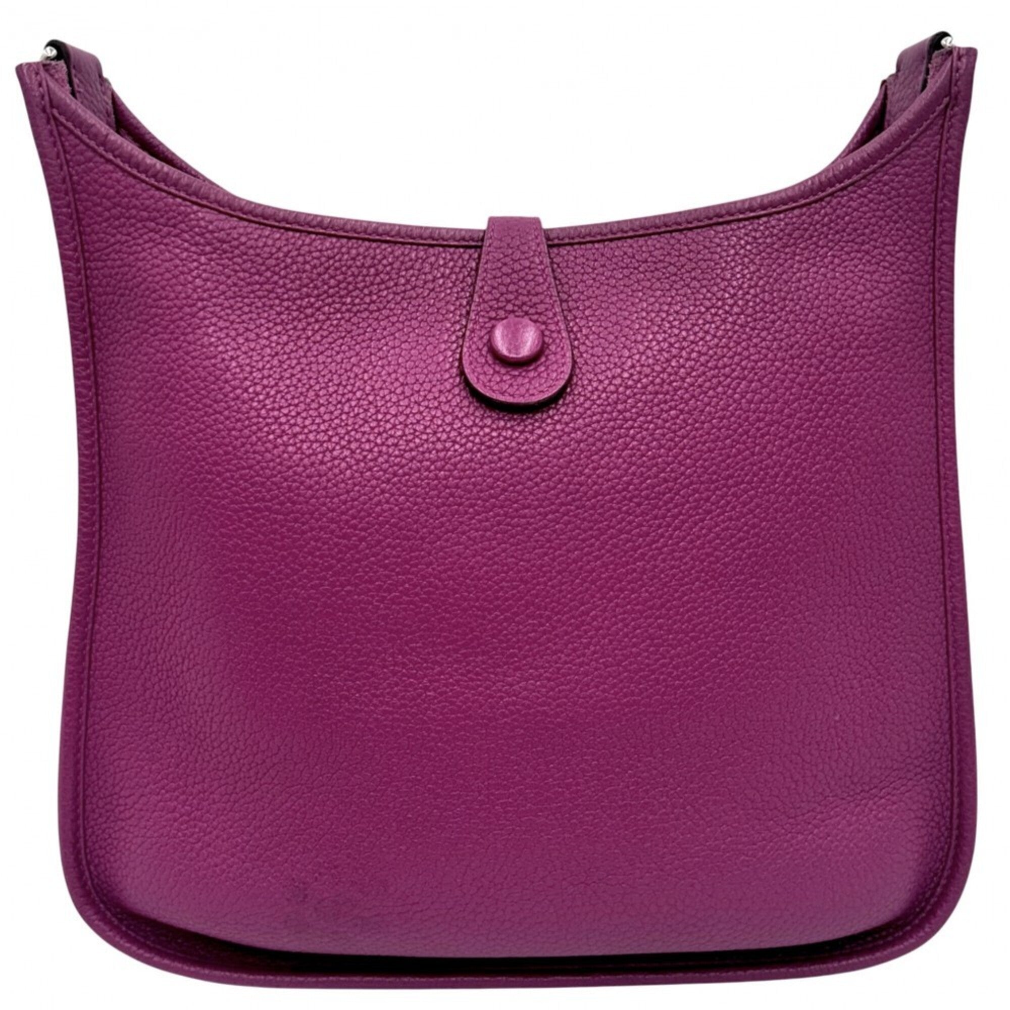 Hermes Pink Purple Leather Shoulder Bag (Pre-Owned)