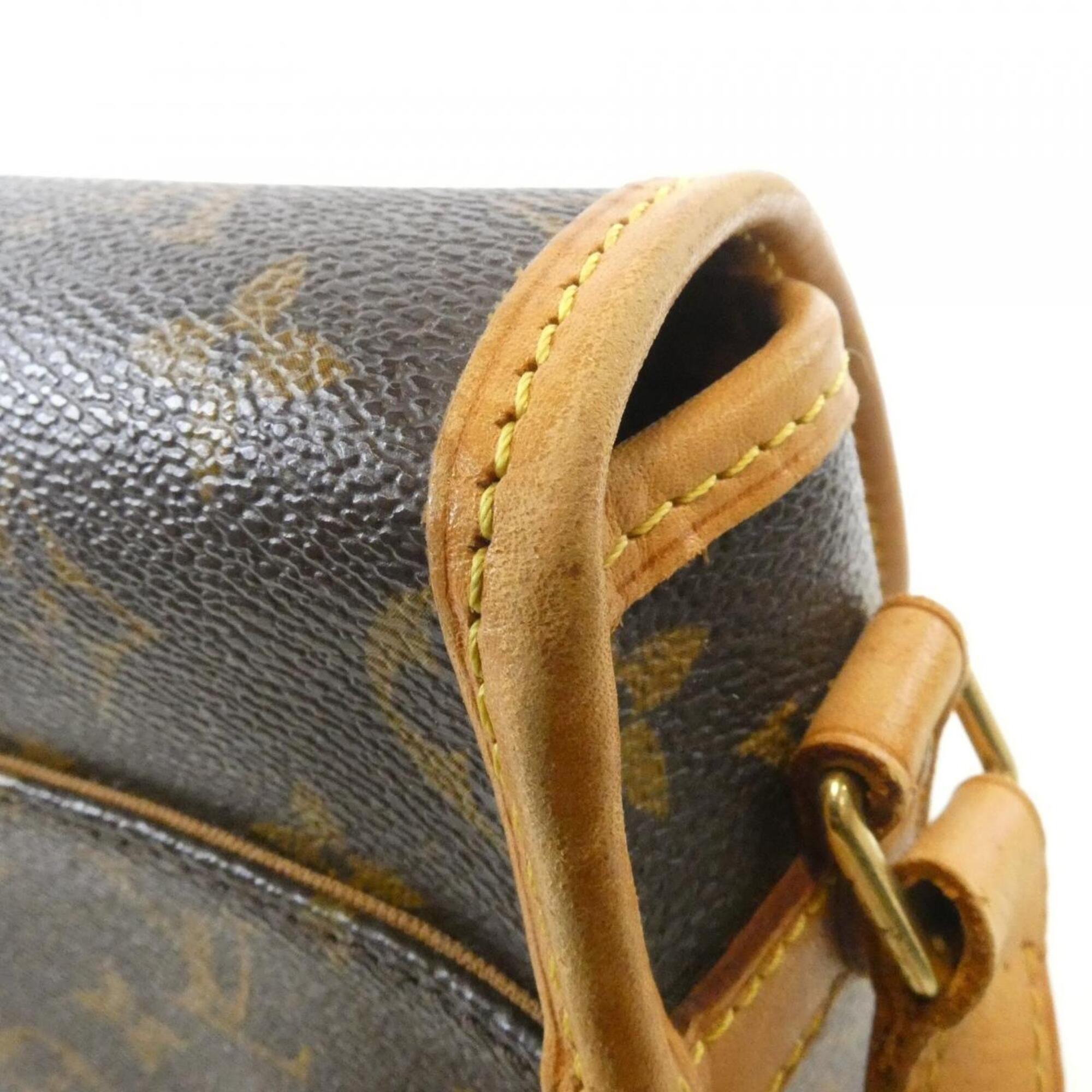 Louis Vuitton Brown Coated Canvas Shoulder Bag (Pre-Owned)