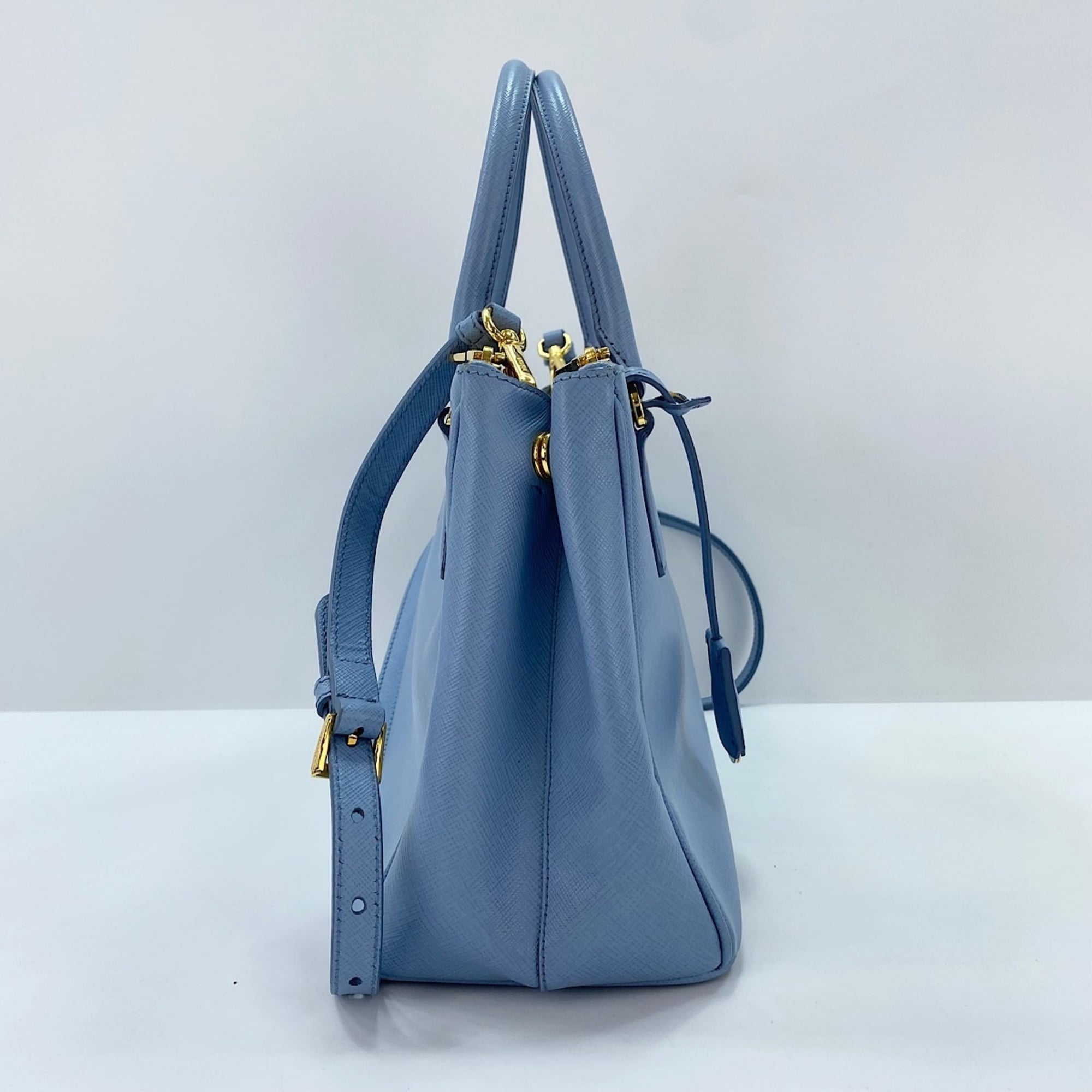 Prada Blue Handbag Shoulder Bag (Pre-Owned)