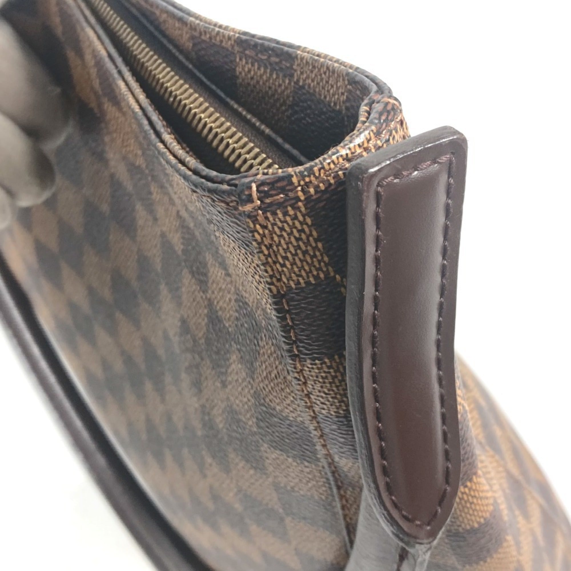 Louis Vuitton Damier Brown Damier Canvas Ebene Damier Canvas Shoulder Bag (Pre-Owned)