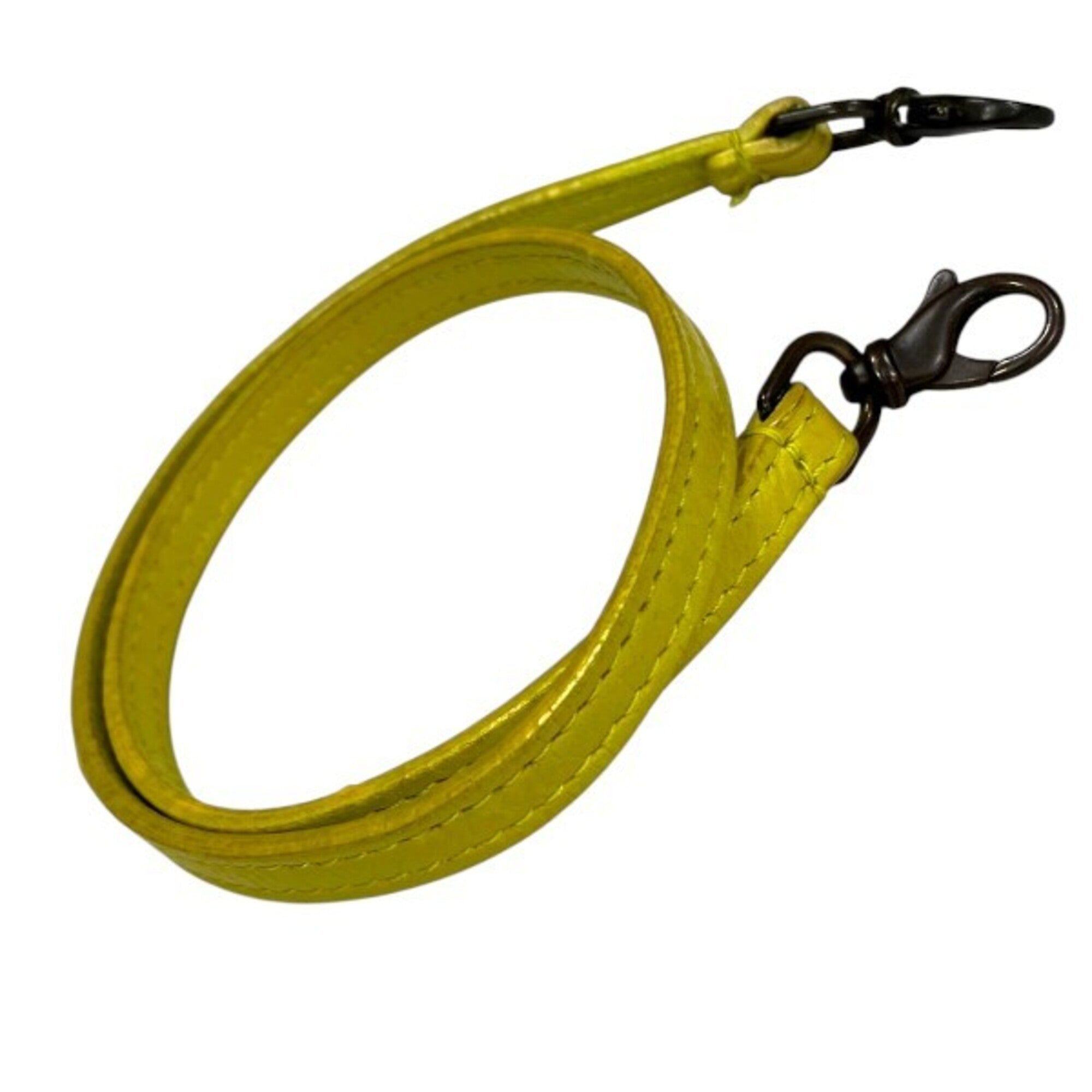 Balenciaga Yellow Leather Chain/Shoulder Wallet (Pre-Owned)