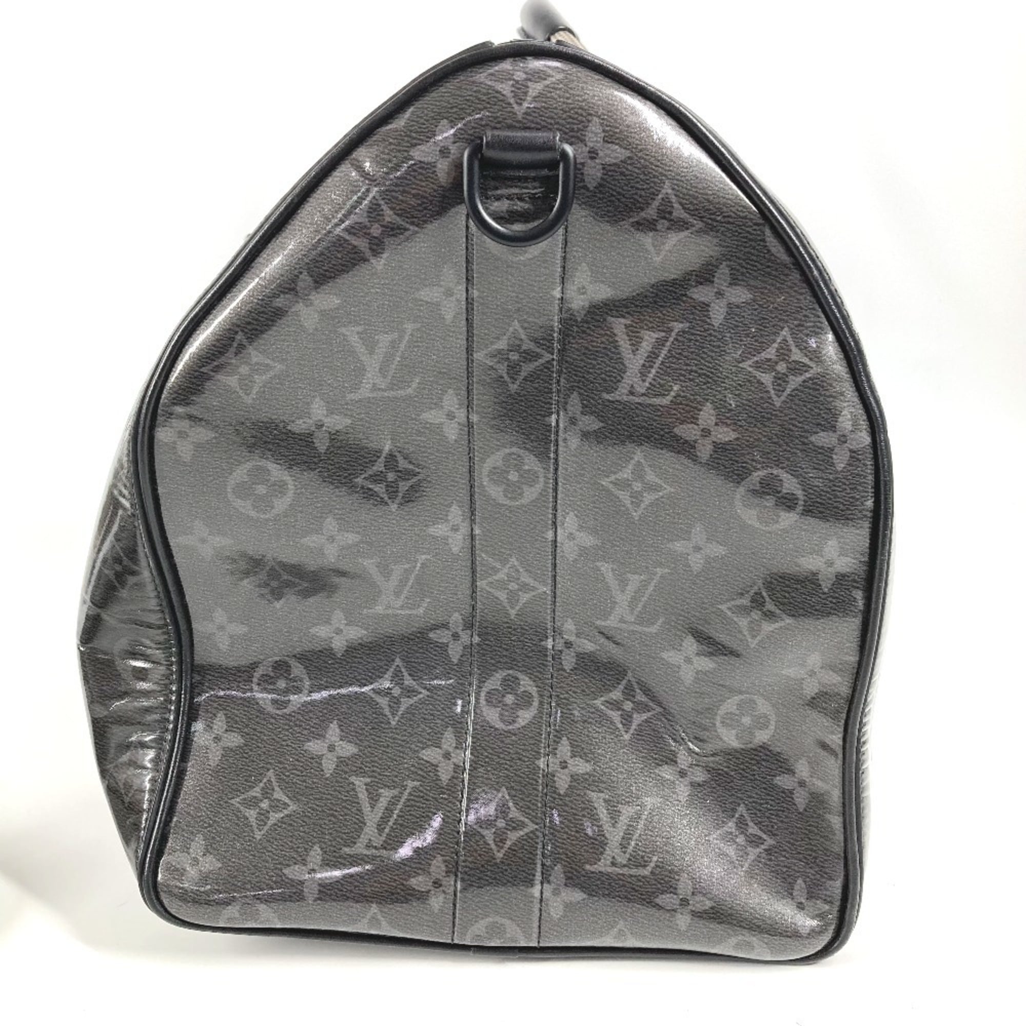 Louis Vuitton Monogram Eclipse Black Monogram Eclipse Boston Bag Shoulder Bag (Pre-Owned)
