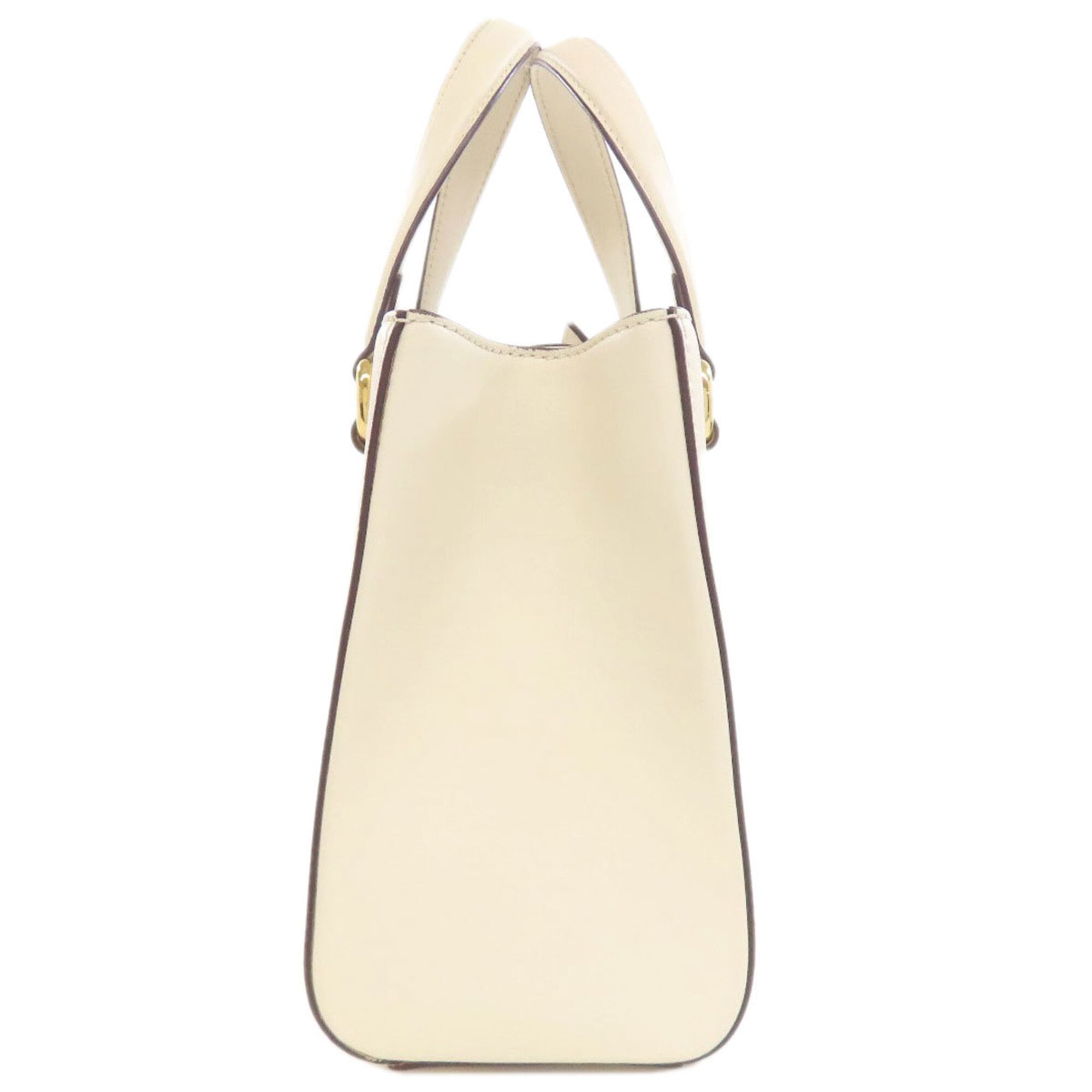 Gucci White Leather Handbag (Pre-Owned)