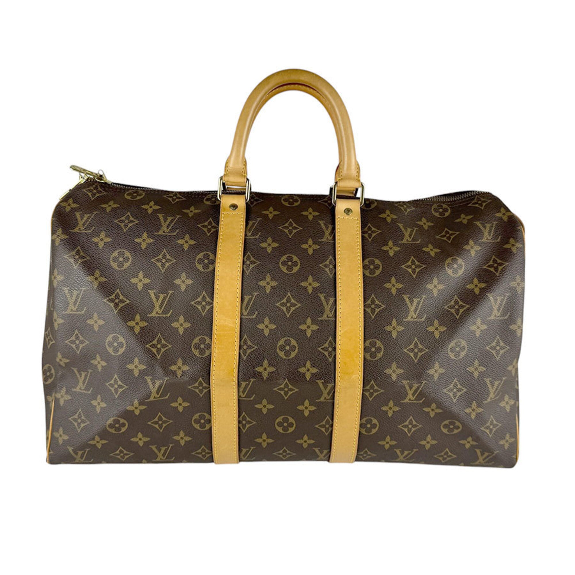 Louis Vuitton Brown Monogram Monogram Boston Bag Handbag (Pre-Owned)