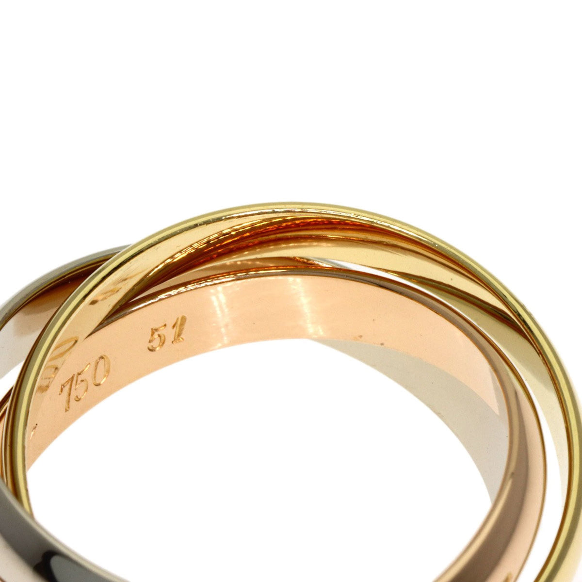 Cartier Yellow Gold (18K) Pink Gold (18K) White Gold (18K) Band Ring (Pre-Owned)