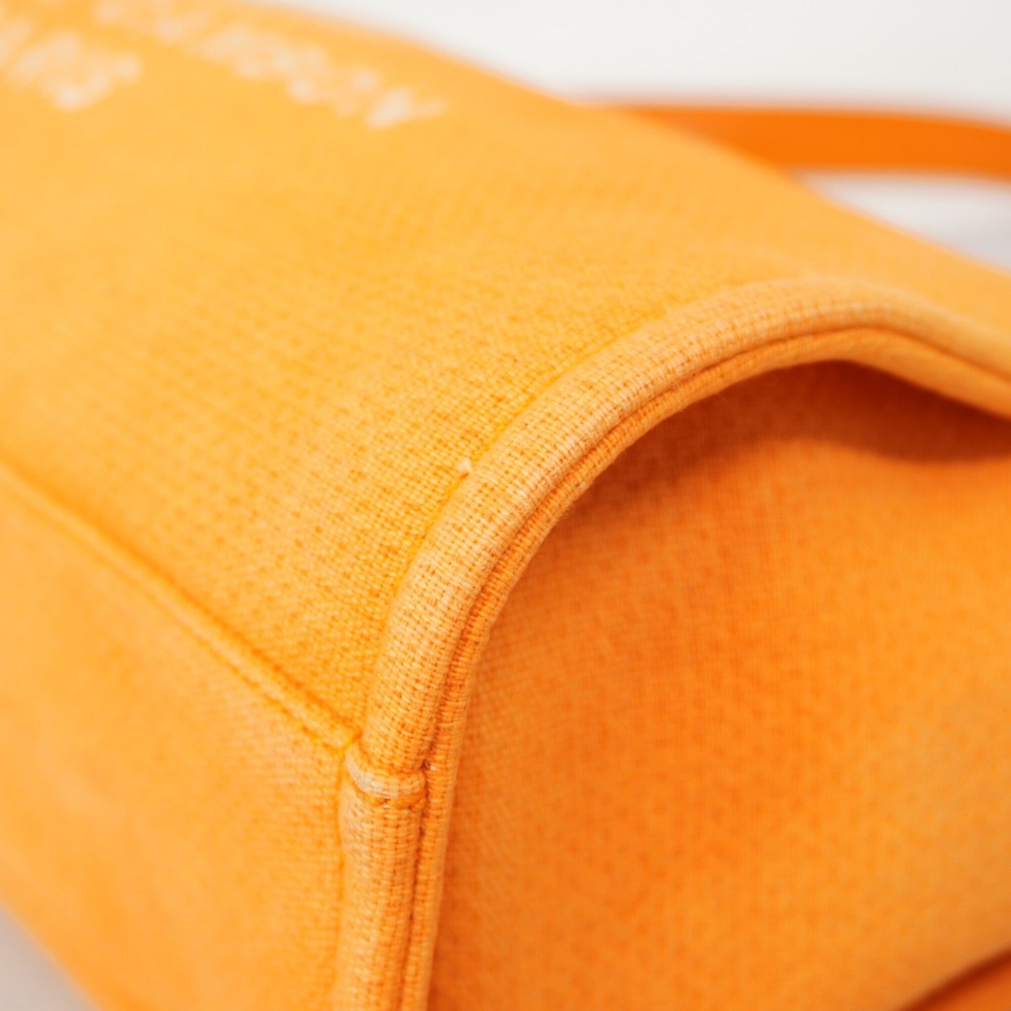 Chanel Orange Canvas Tote Bag (Pre-Owned)