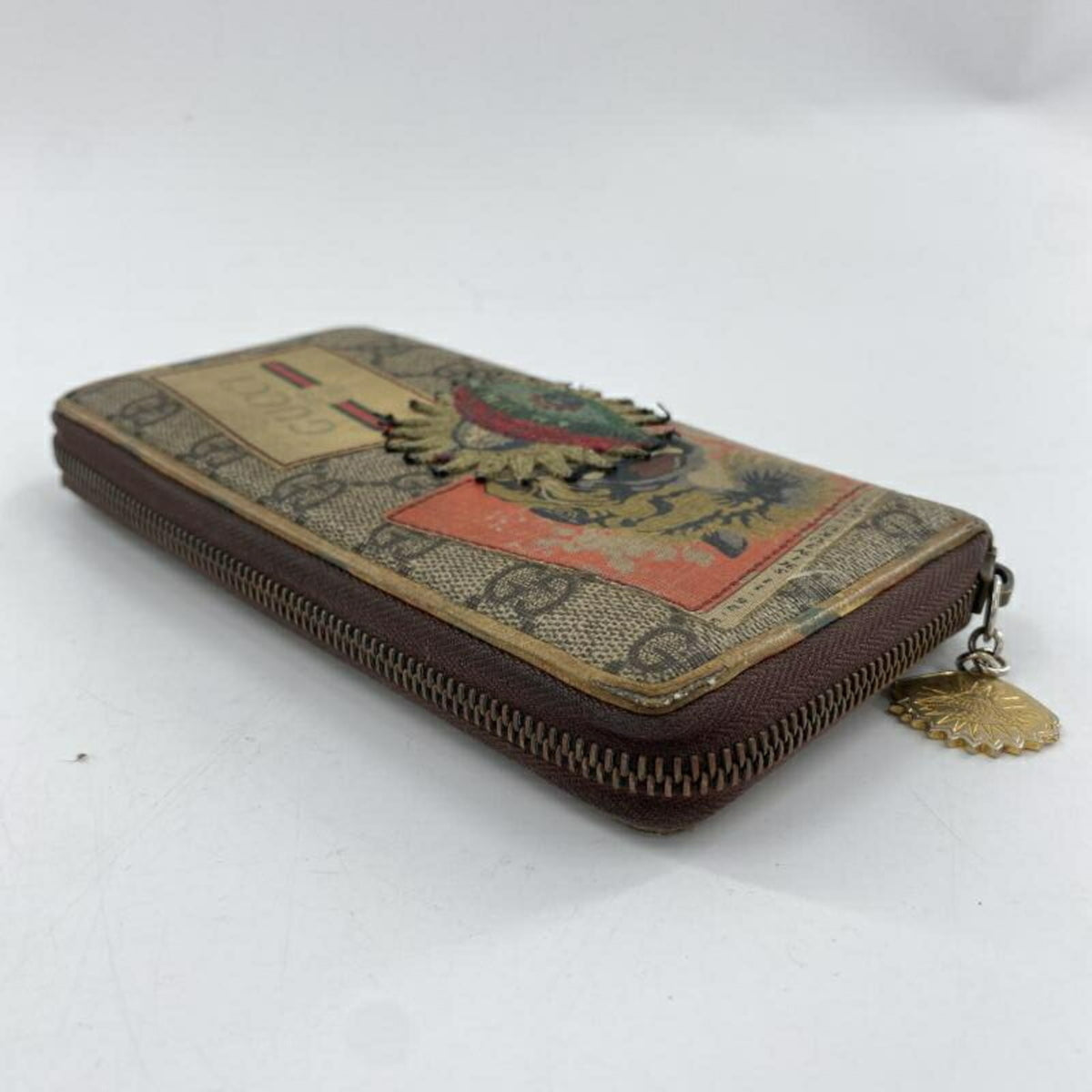 Gucci Brown Gg Supreme Long Wallet (Bi-Fold) (Pre-Owned)
