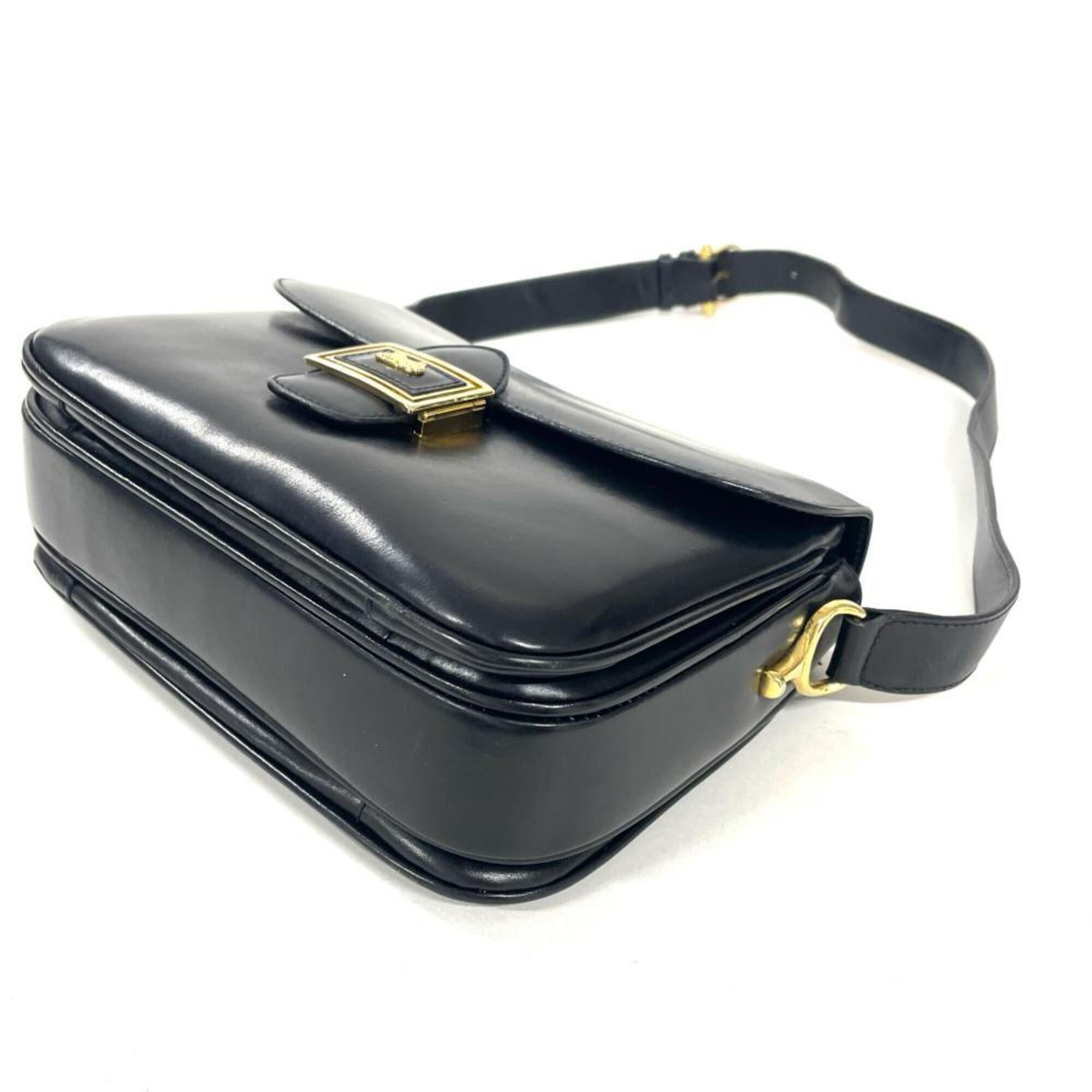 Celine Black Leather Shoulder Bag (Pre-Owned)