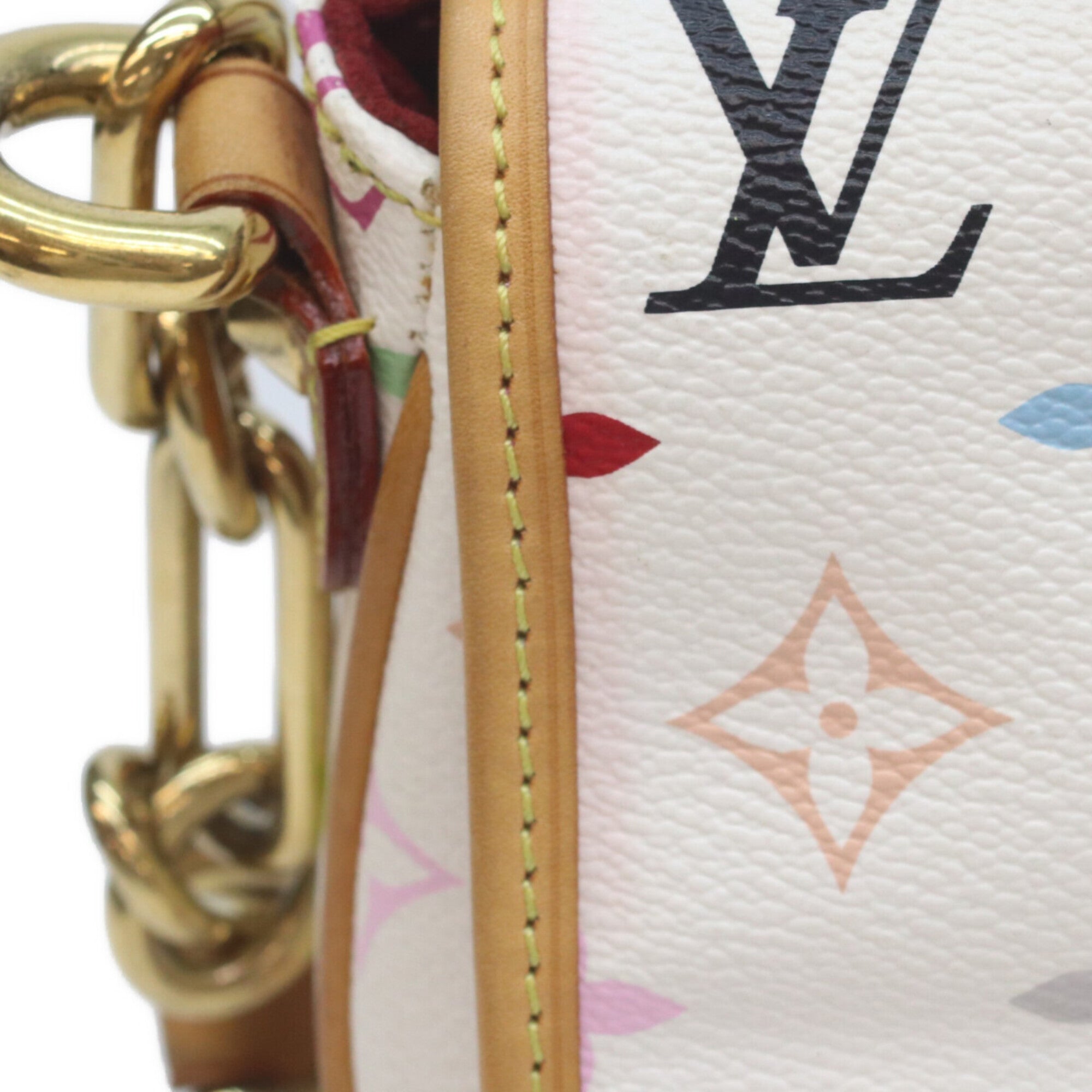 Louis Vuitton Monogram Multicolore Blanc White Monogram Multicolore Shoulder Bag (Pre-Owned)