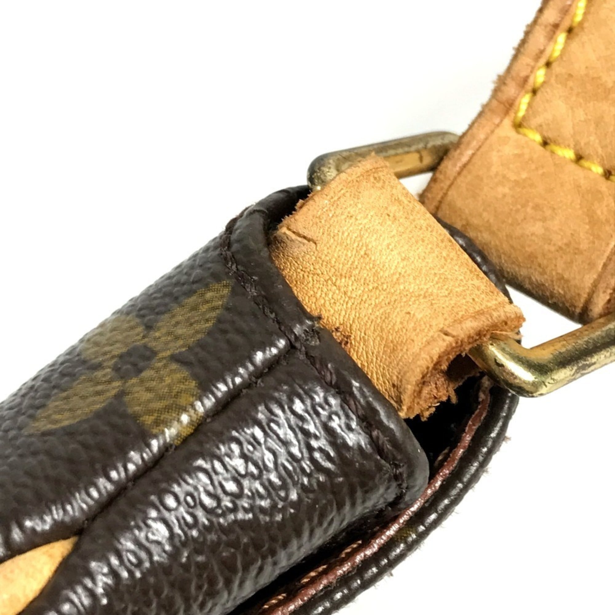 Louis Vuitton Monogram Brown Monogram Pochette Shoulder Bag (Pre-Owned)