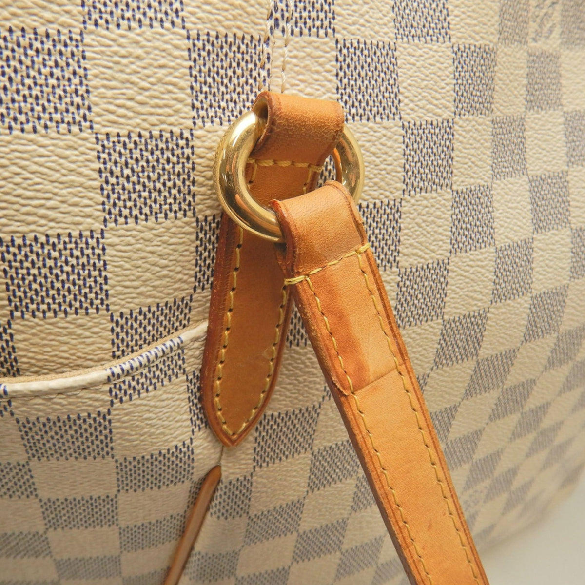 Louis Vuitton Azur White Damier Azur Tote Bag (Pre-Owned)