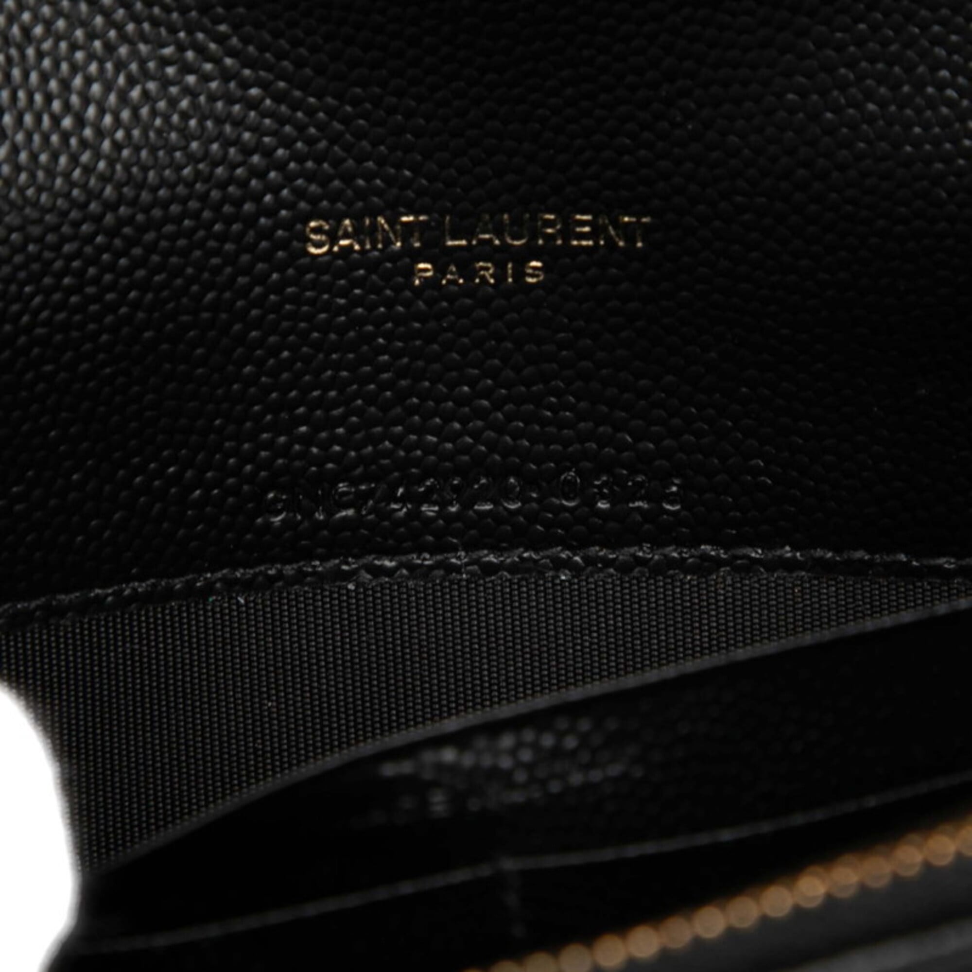 Saint Laurent Black Leather Shoulder Bag (Pre-Owned)