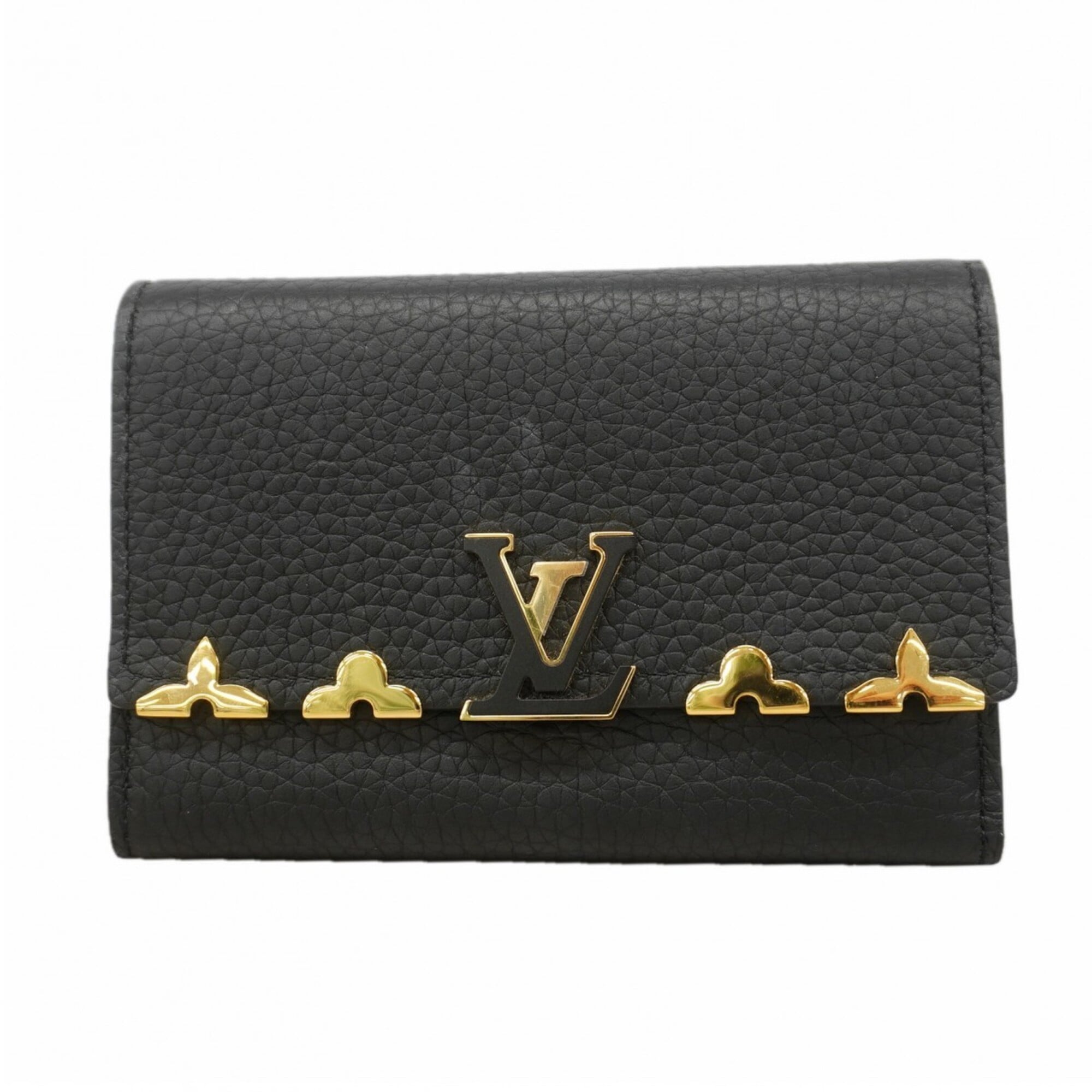 Louis Vuitton Noir Wallet (Tri-Fold) (Pre-Owned)