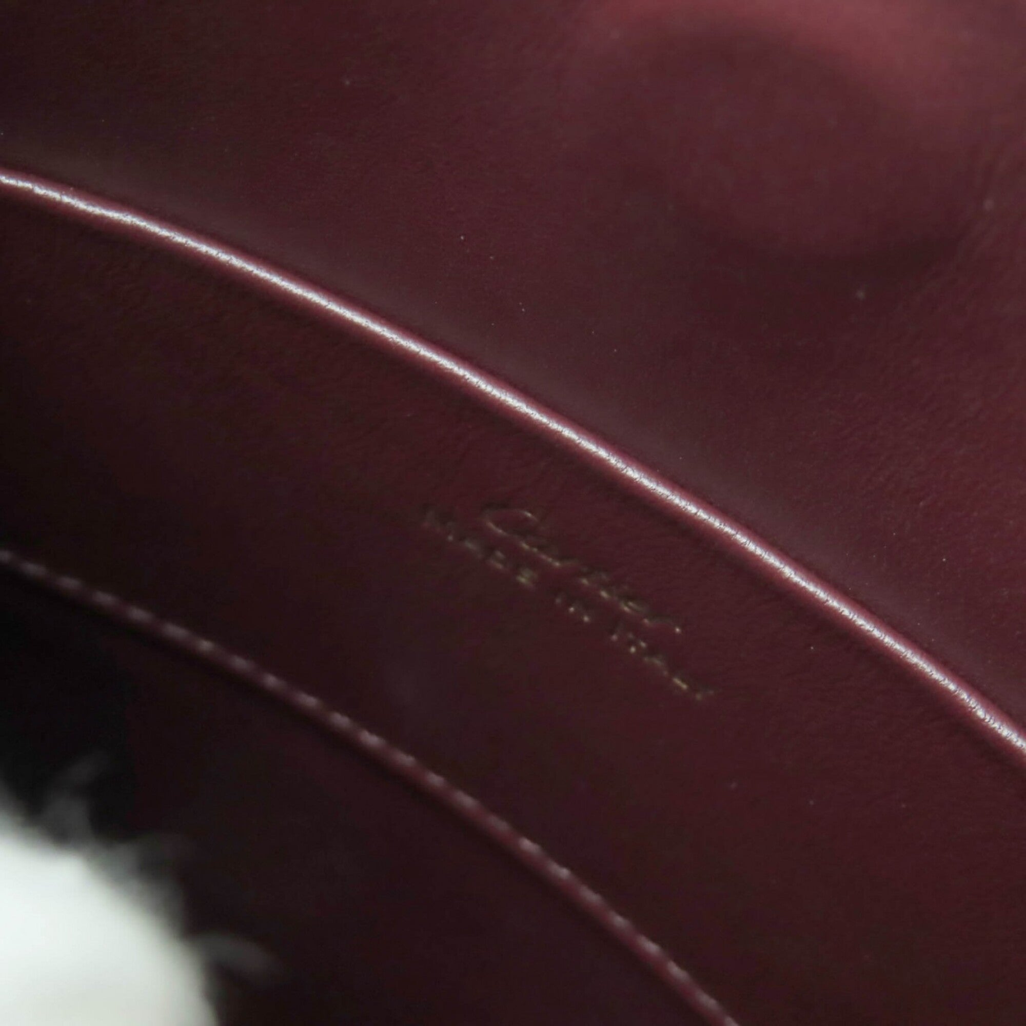 Cartier Pink Leather Shoulder Bag (Pre-Owned)