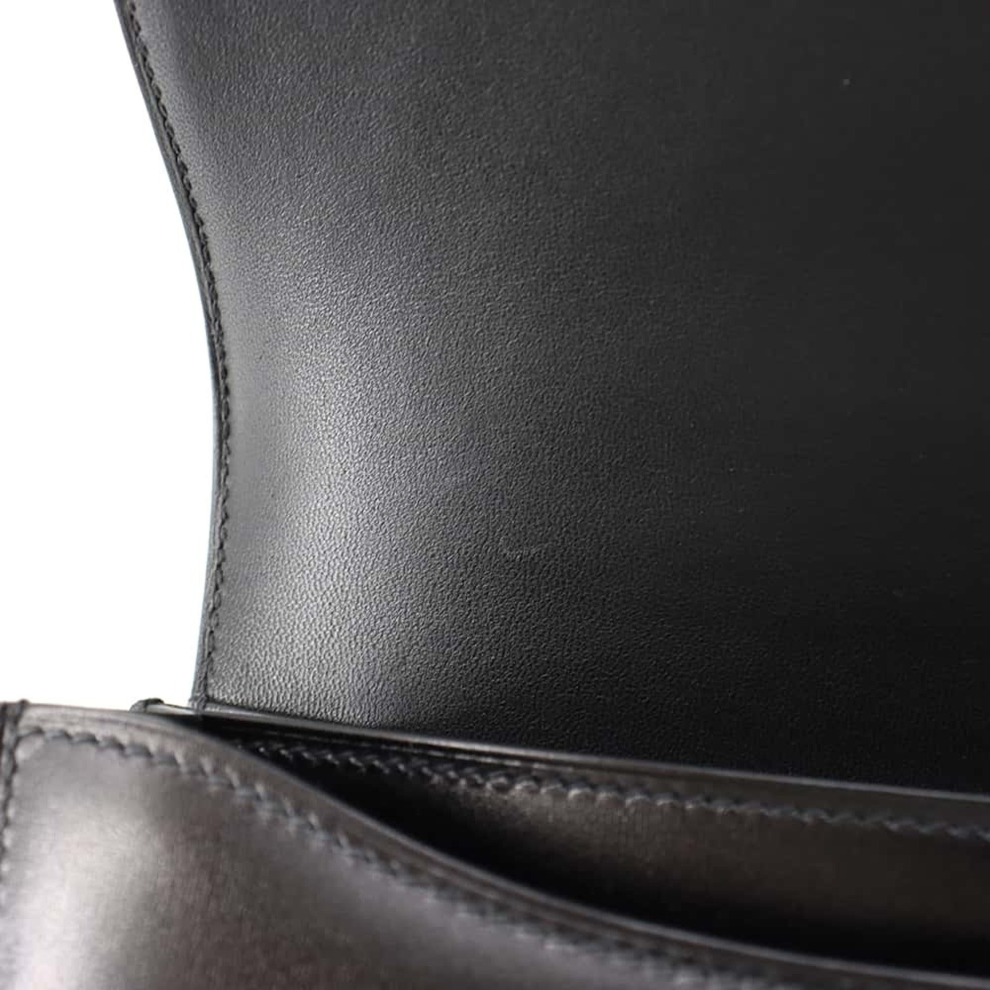 Hermes Constance Black Box Calf Leather Handbag (Pre-Owned)