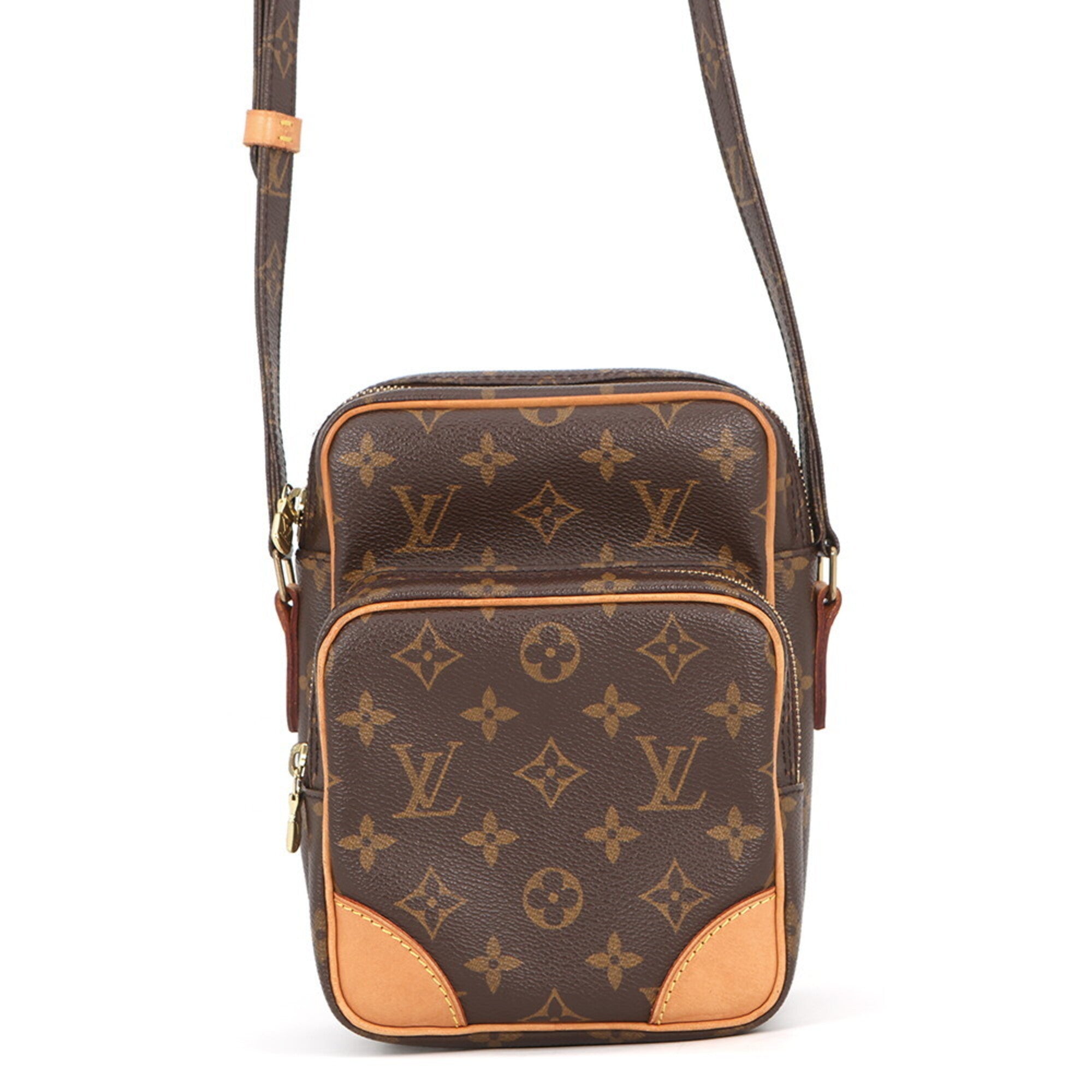 Louis Vuitton Brown Monogram Handbag Shoulder Bag (Pre-Owned)
