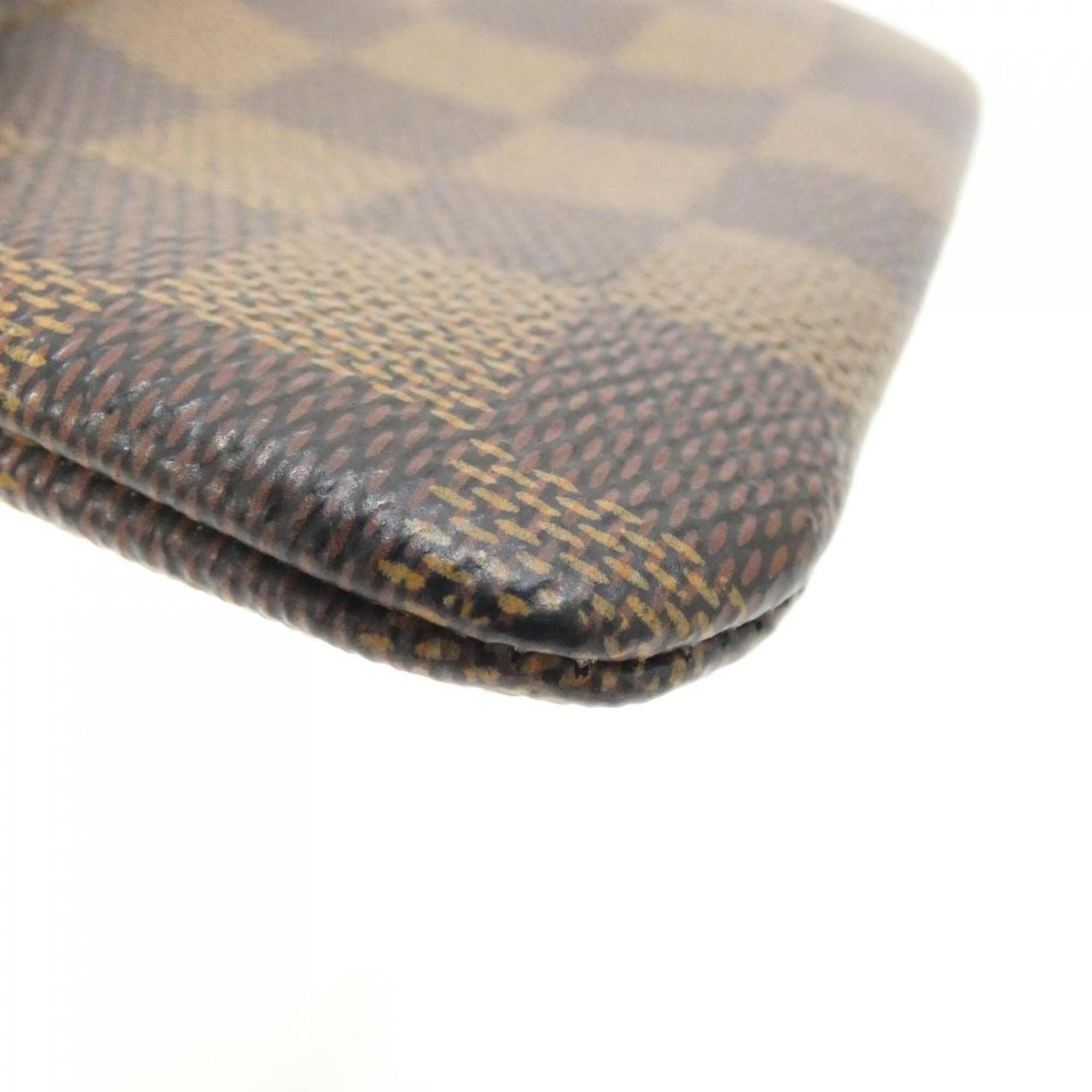 Louis Vuitton Damier Ebene Coated Canvas Coin Purse/Coin Case (Pre-Owned)