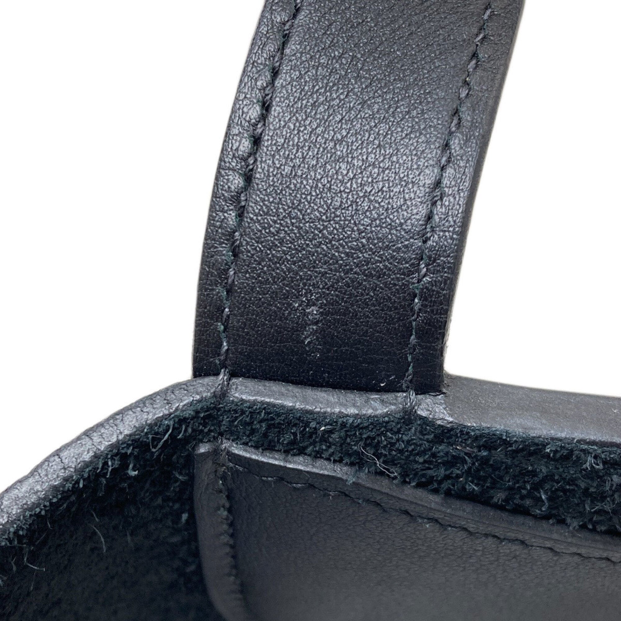 Hermes Black Taurillon Clemence Leather Handbag (Pre-Owned)