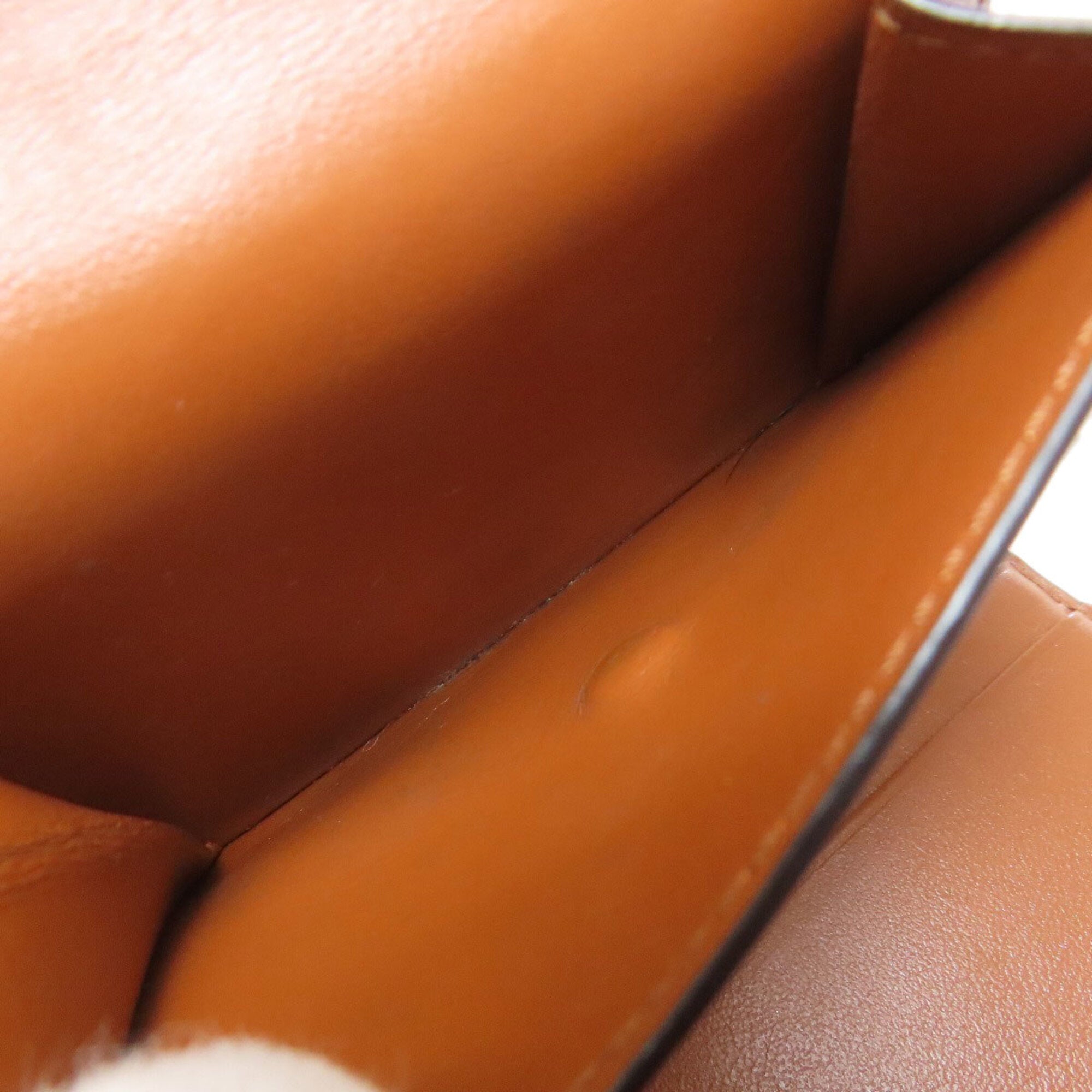 Celine Brown Canvas Leather Wallet (Tri-Fold) (Pre-Owned)