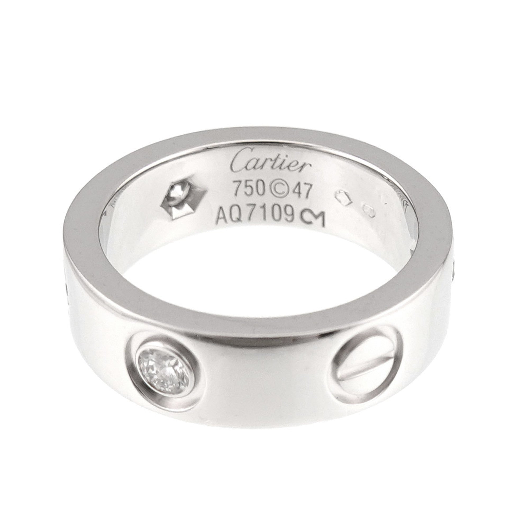 Cartier White Gold (18K) Band Ring (Pre-Owned)