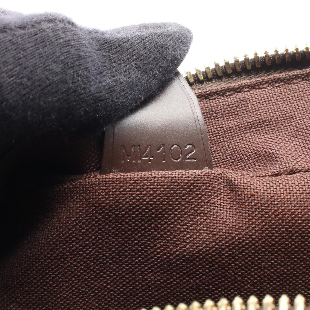 Louis Vuitton Brown Coated Canvas Leather Handbag Shoulder Bag (Pre-Owned)