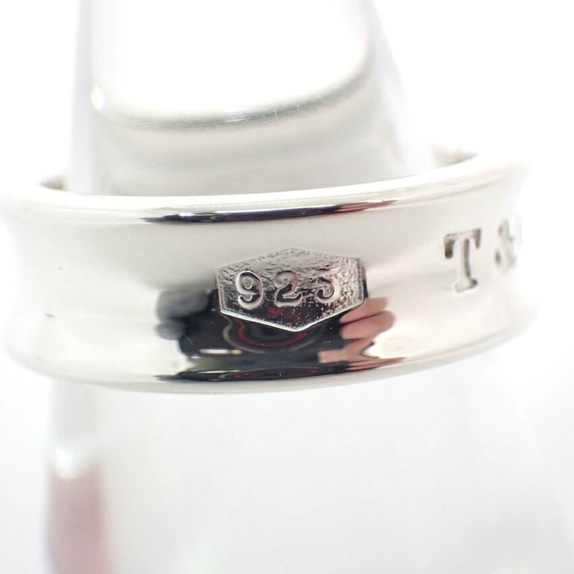 Tiffany Silver Sterling Silver 925 Band Ring (Pre-Owned)