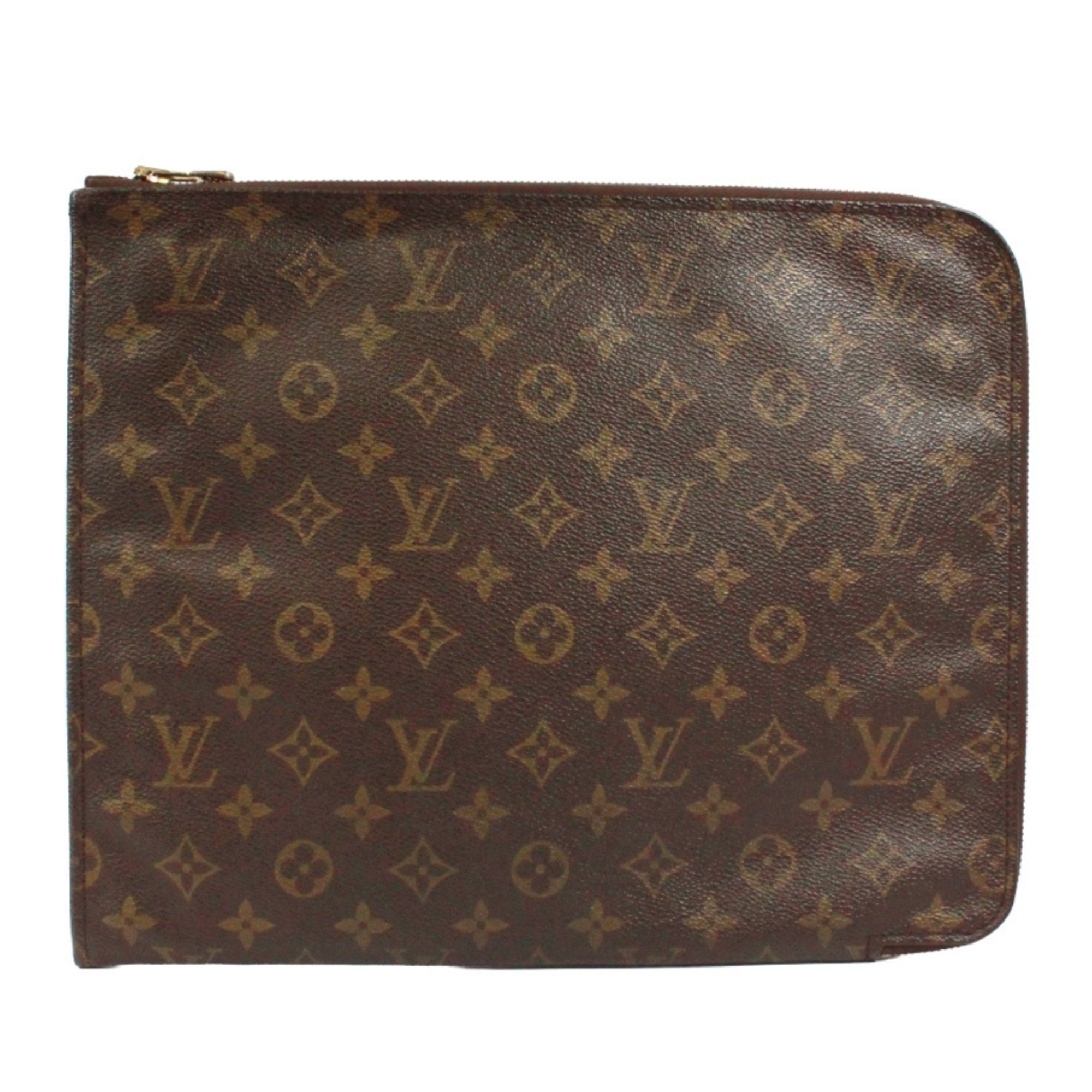 Louis Vuitton Brown Monogram Monogram Clutch Bag (Pre-Owned)
