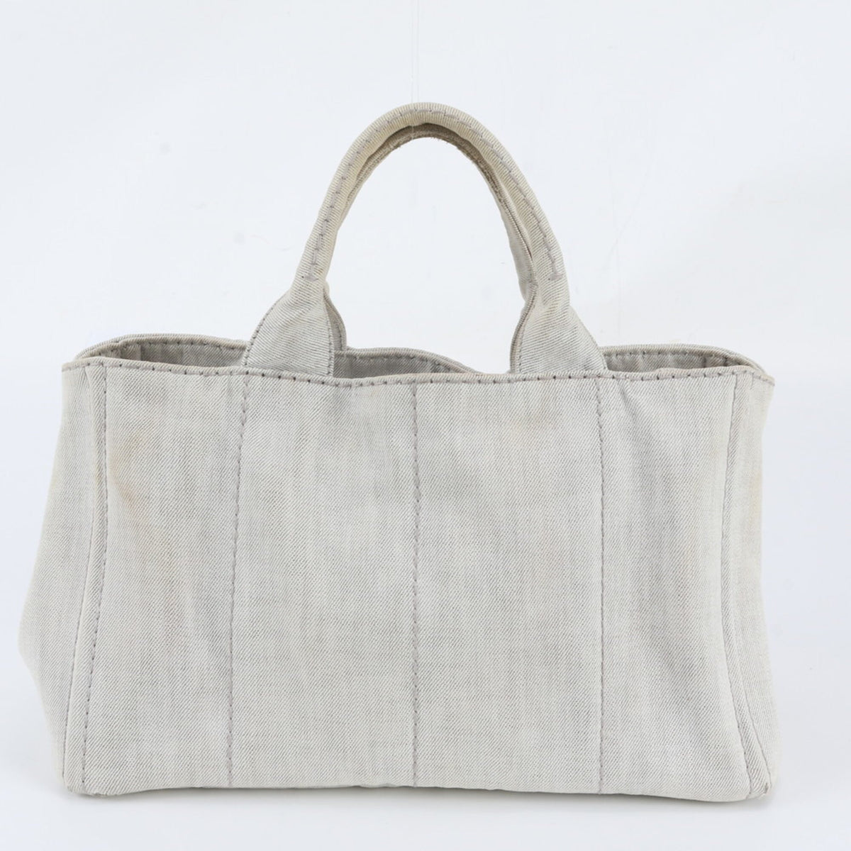 Prada Ivory Handbag Shoulder Bag Tote Bag (Pre-Owned)