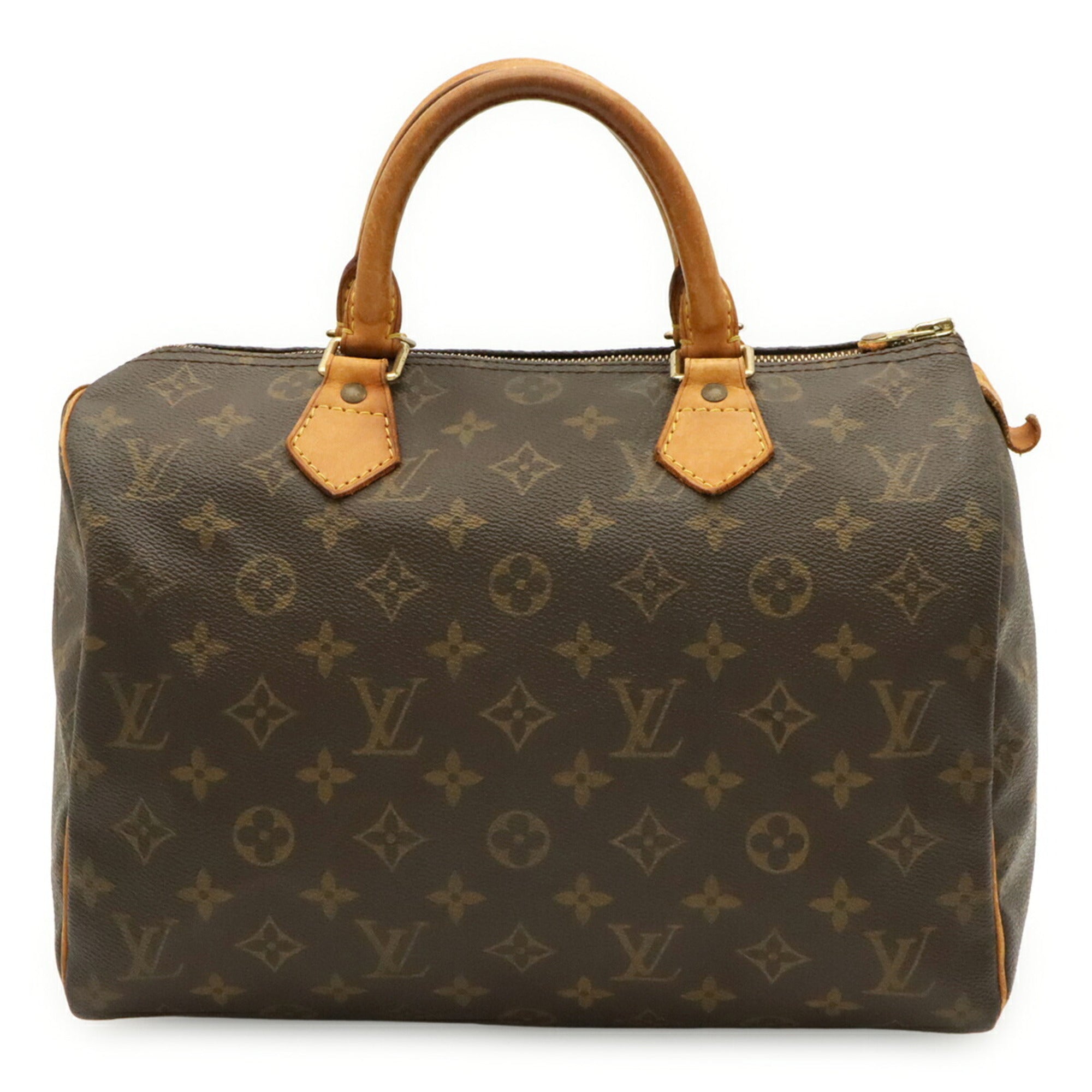 Louis Vuitton Brown Monogram Canvas Boston Bag Handbag (Pre-Owned)