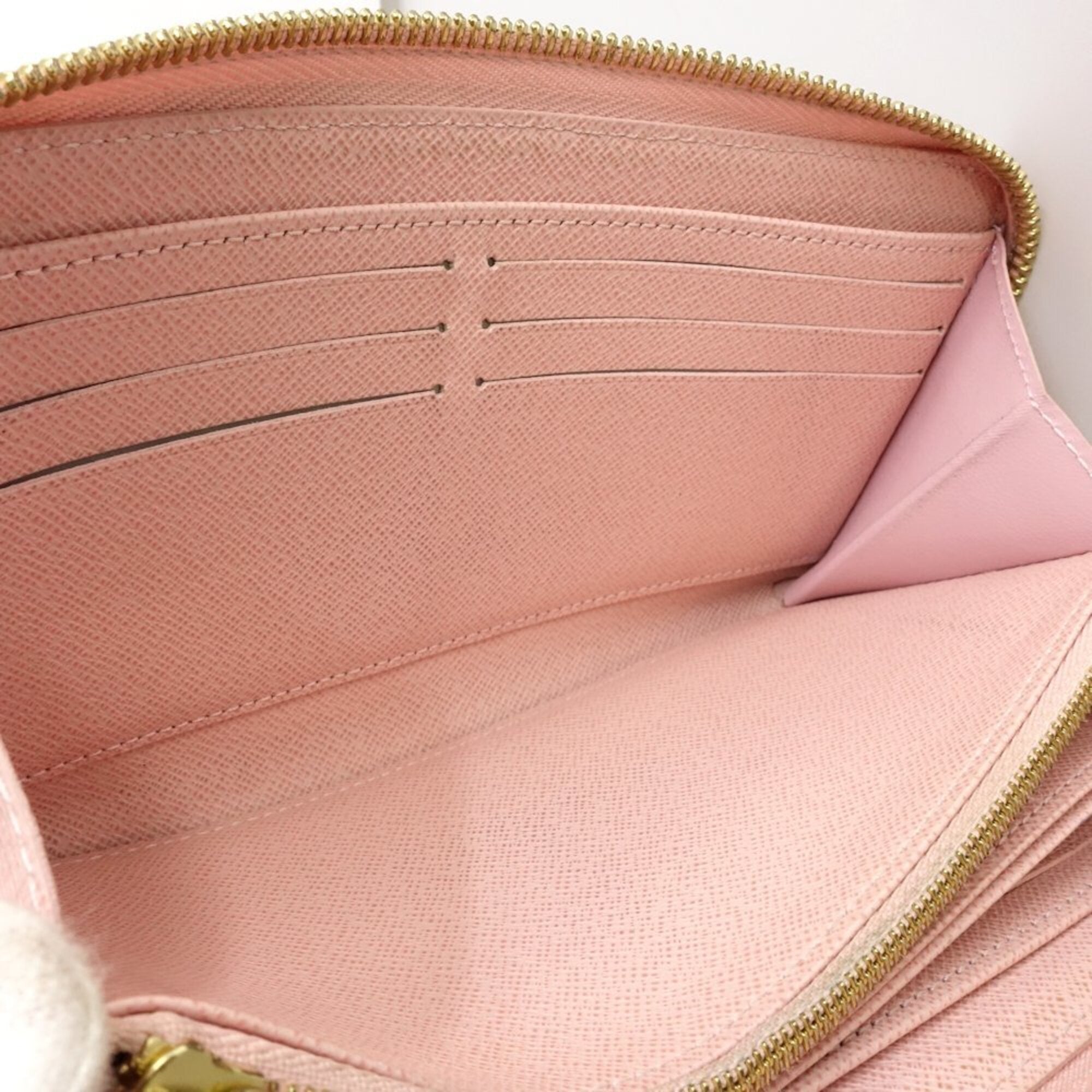 Louis Vuitton Damier Azur Azur Rose Ballerine Damier Azur Long Wallet (Bi-Fold) (Pre-Owned)