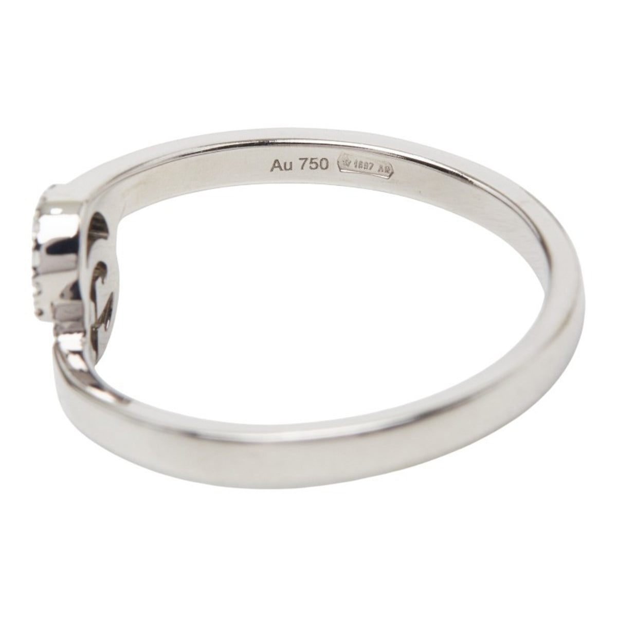 Gucci White Gold (18K) Band Ring (Pre-Owned)