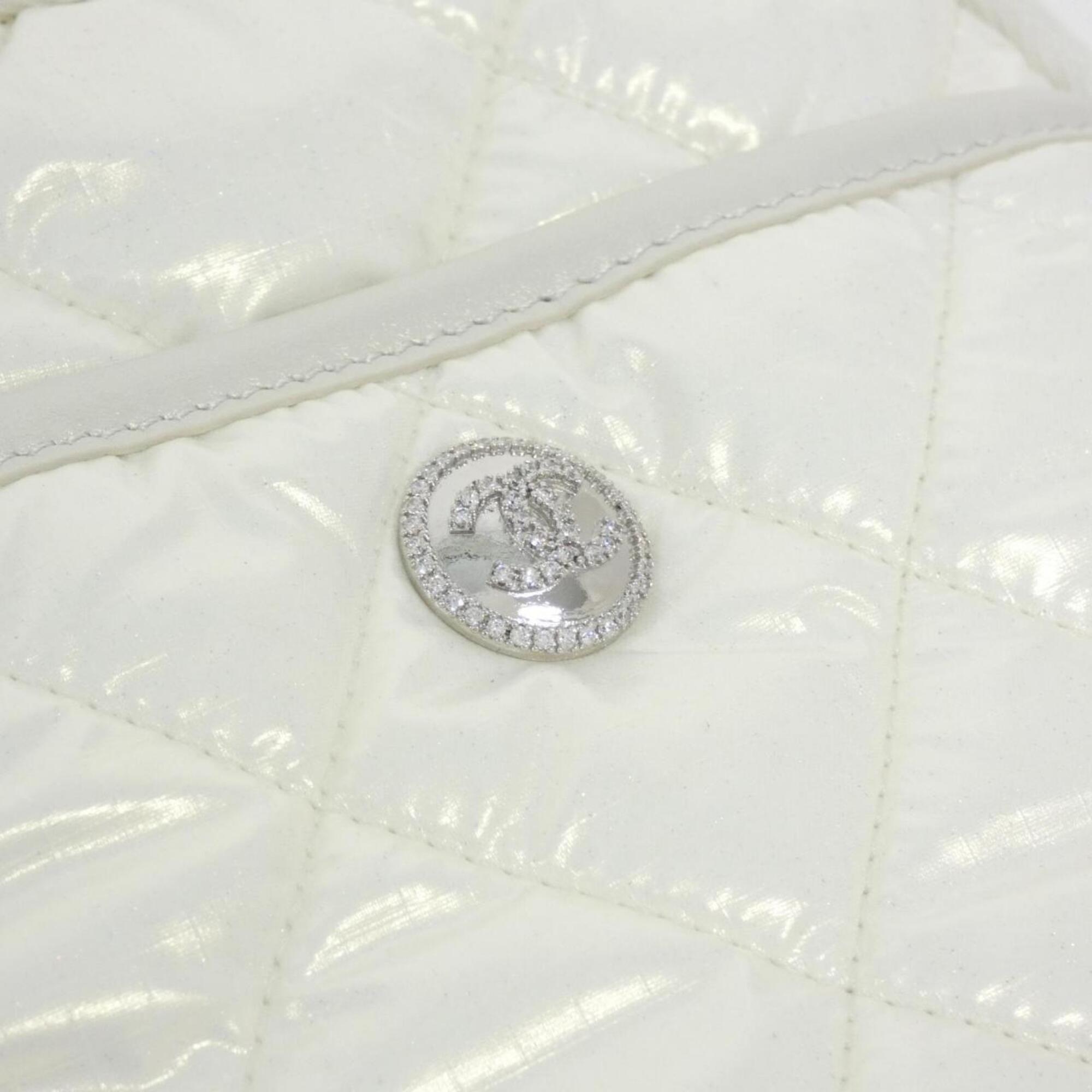 Chanel White Nylon Backpack (Pre-Owned)