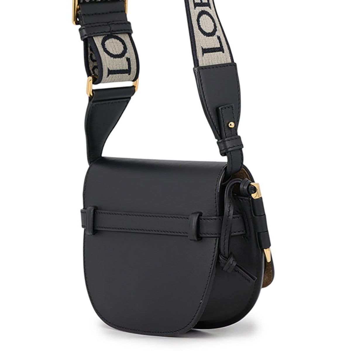 Loewe Black Leather Handbag Shoulder Bag (Pre-Owned)