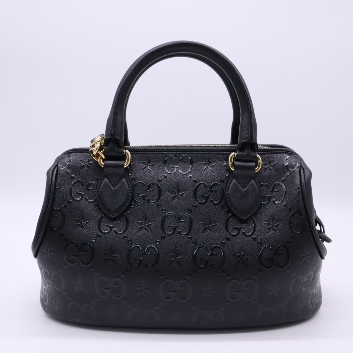 Gucci Beige Brown Leather Handbag Shoulder Bag (Pre-Owned)